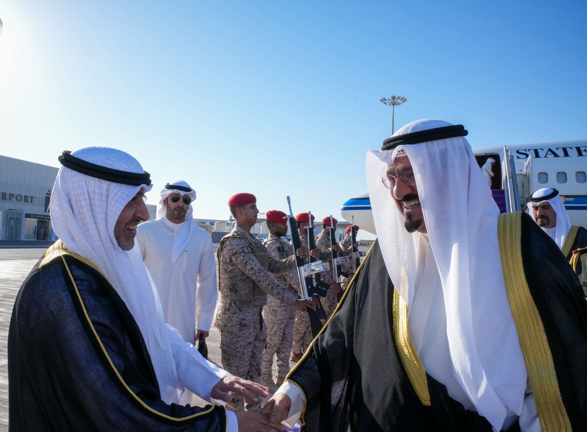 His Highness the Prime Minister arrives in Saudi Arabia for official visit