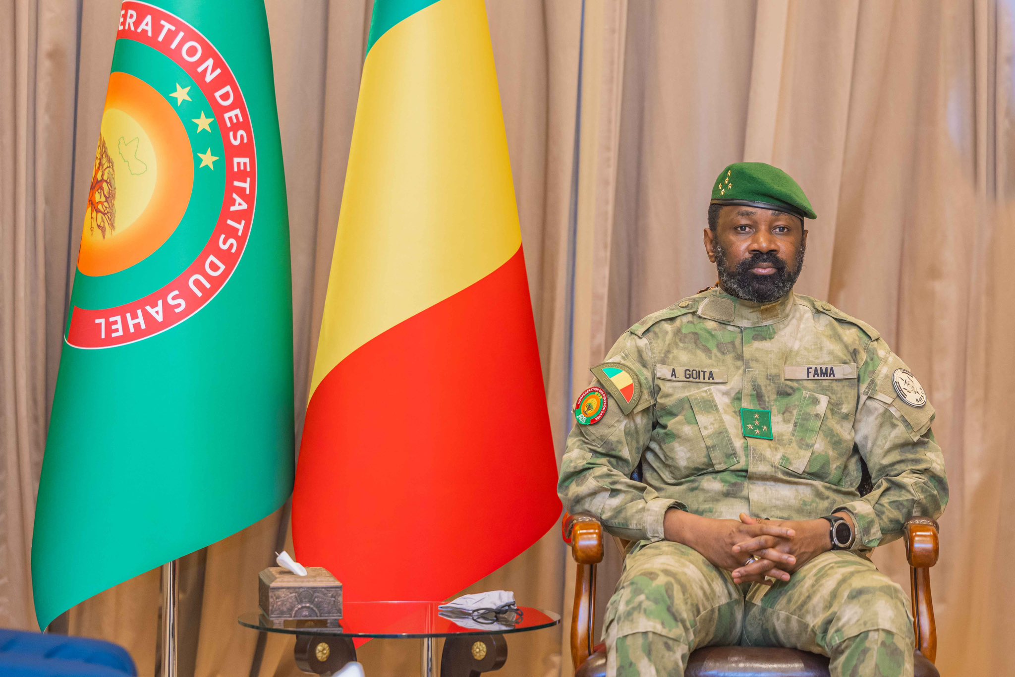 الرئيس الانتقالي لمالي الجنرال عاصيمي غويتا