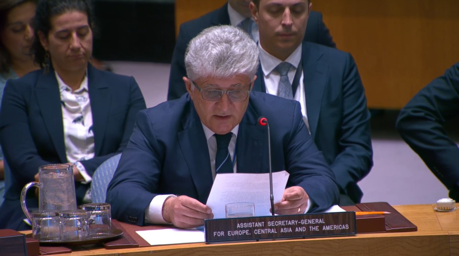 UN Assistant Secretary General for Europe, Central Asia and Americas, Miroslav Jenca