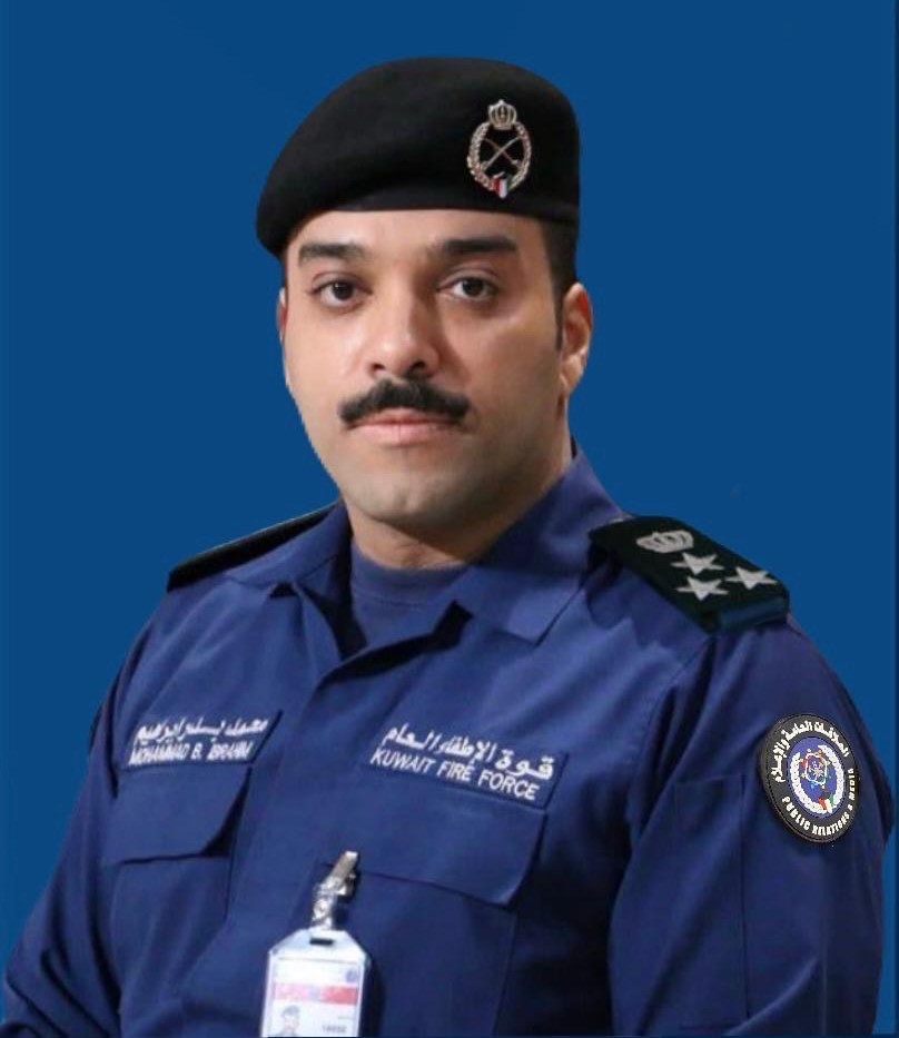 Public Relations and Media Director at Kuwait Fire Force Brigadier General Mohammad Al-Ghareeb