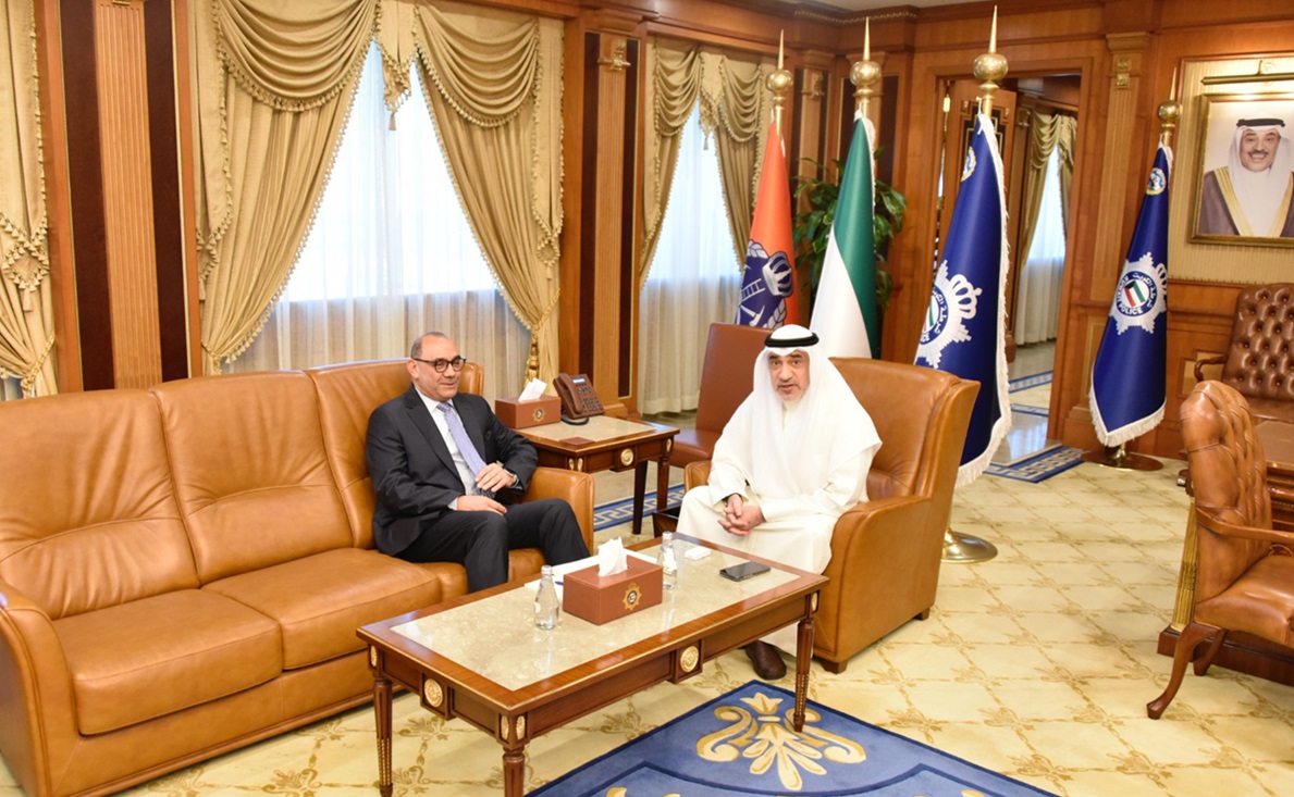 Kuwait First Deputy PM receives outgoing Iraqi Amb