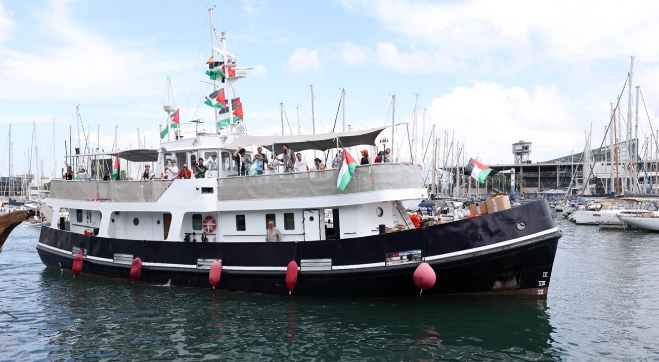 Global Sumud Flotilla for Gaza returns to Barcelona due to bad weather