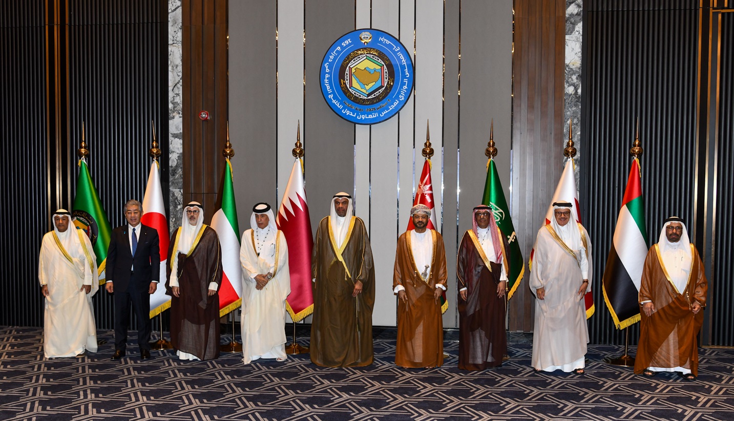 المجلس الوزاري لمجلس التعاون لدول الخليج العربية	
عقب الاجتماع الوزاري المشترك مع وزير خارجية اليابان تاكيشي إيوايا