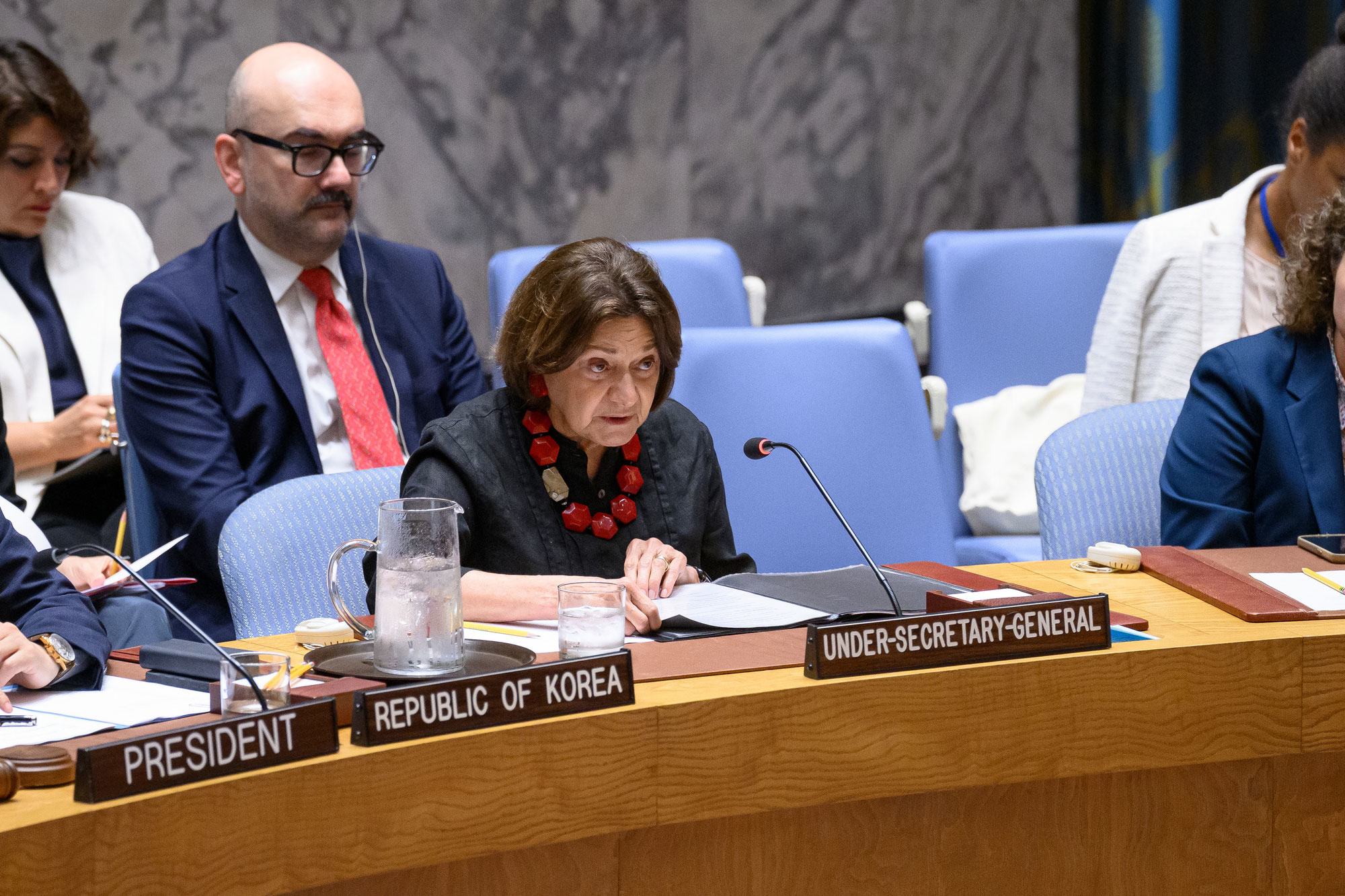 Under-Secretary-General for Political and Peacebuilding Affairs Rosemary DiCarlo