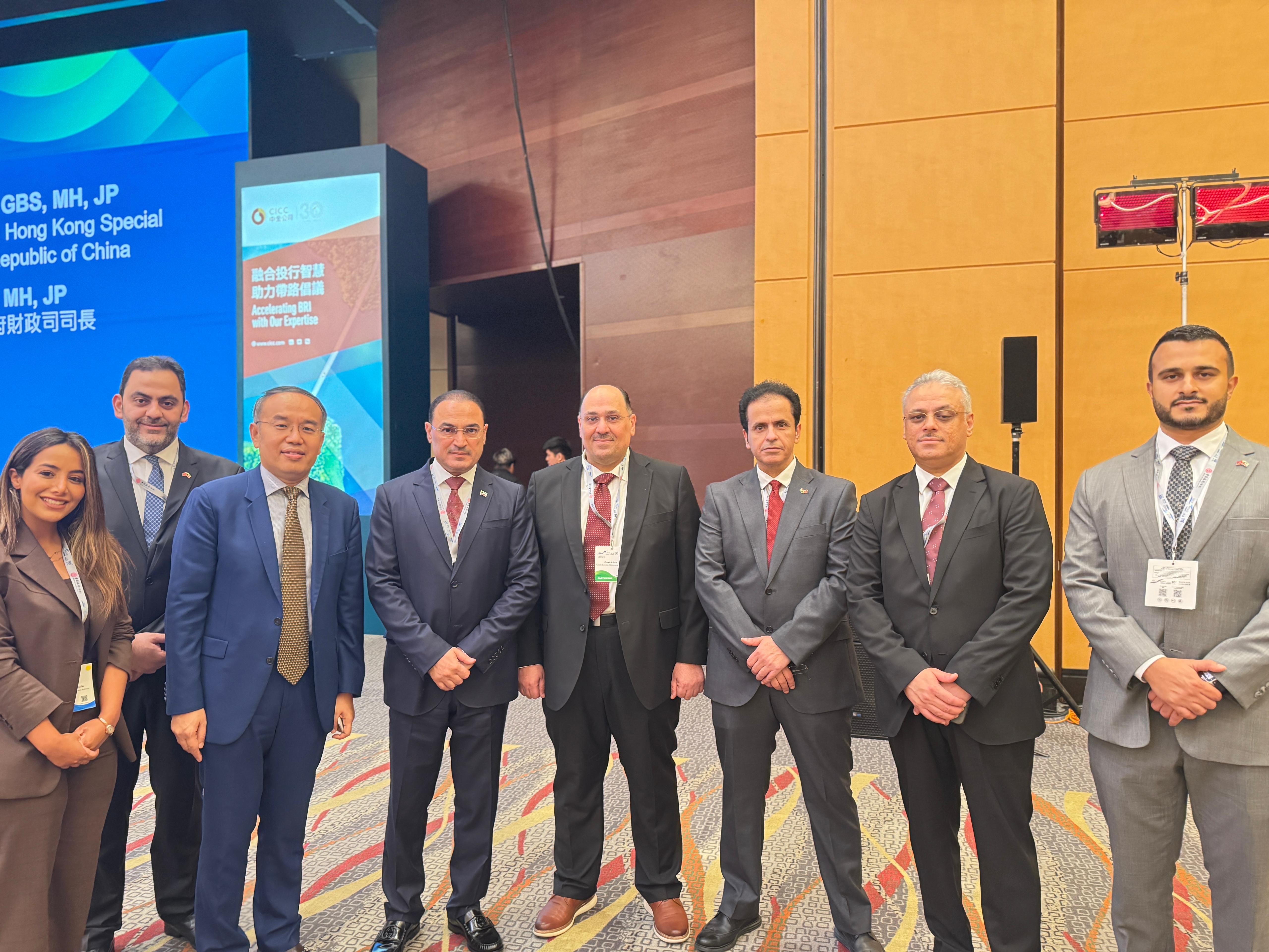 جانب من مشاركة وفد الكويت في أعمال قمة مبادرة (الحزام والطريق)