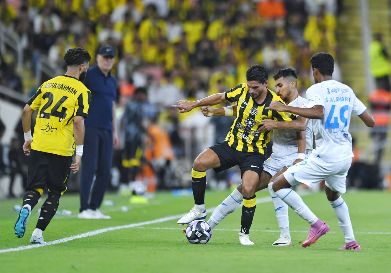 جانب من المباراة