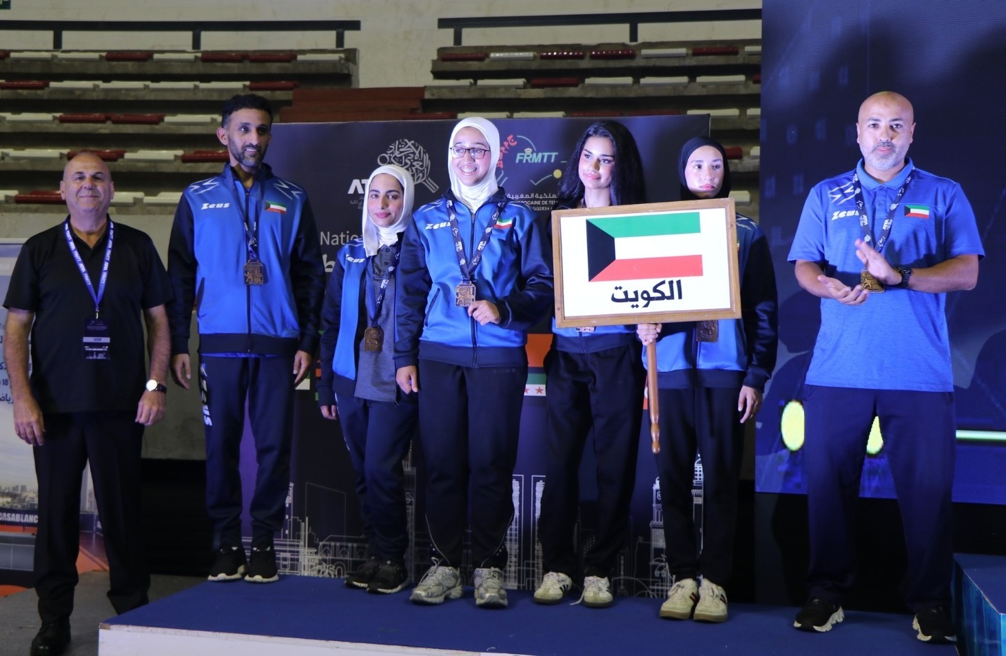 منتخب الكويت للطاولة يتوج بـ12 ميدالية في البطولة العربية بالمغرب