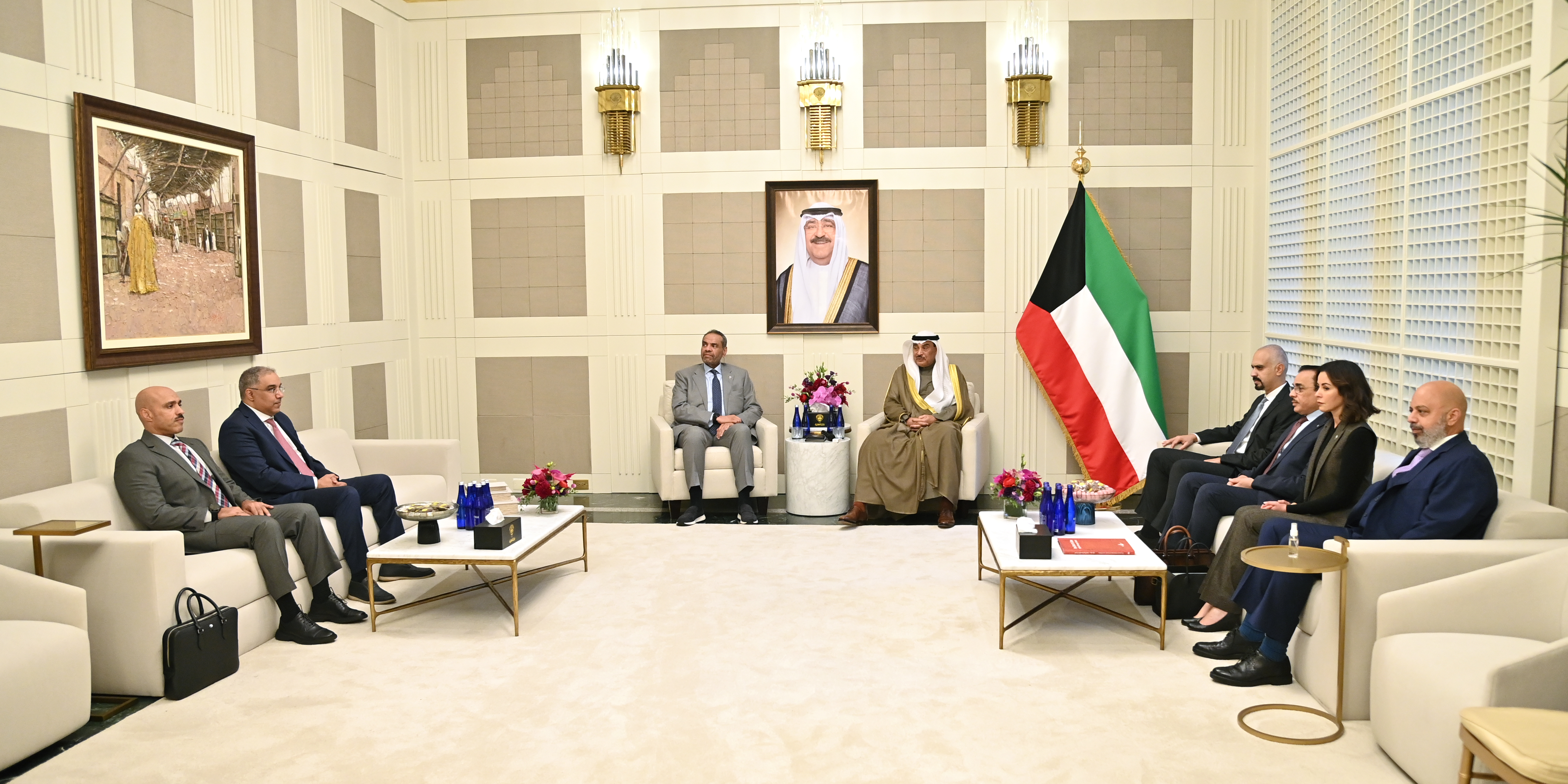 Representative of His Highness the Amir Sheikh Meshal Al-Ahmad Al-Jaber Al-Sabah, His Highness the Crown Prince Sheikh Sabah Khaled Al-Hamad Al-Sabah visits Kuwait Permanent MISSION to UN