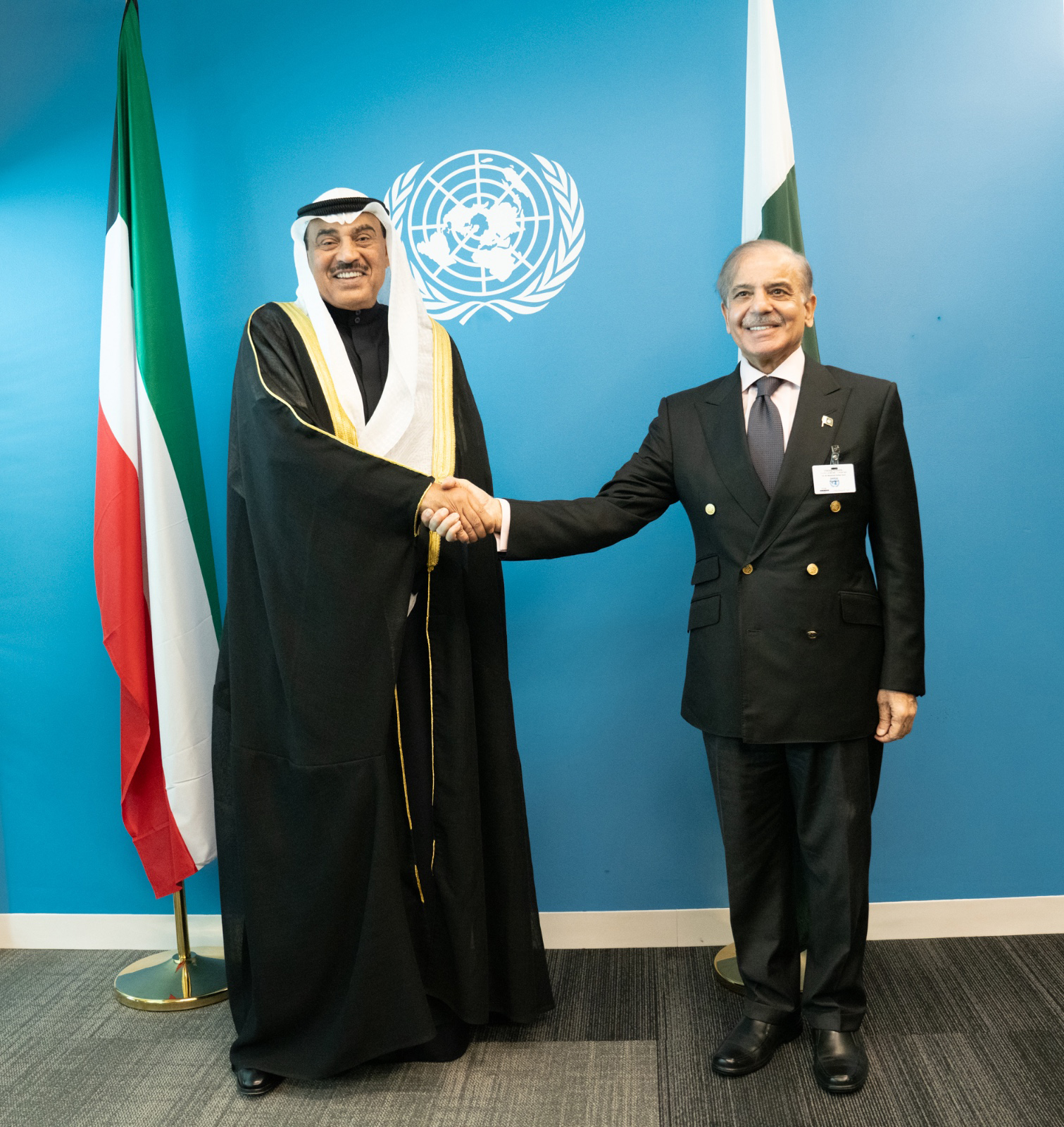 Kuwait Amir Rep. receives Pakistani PM on UNGA sidelines