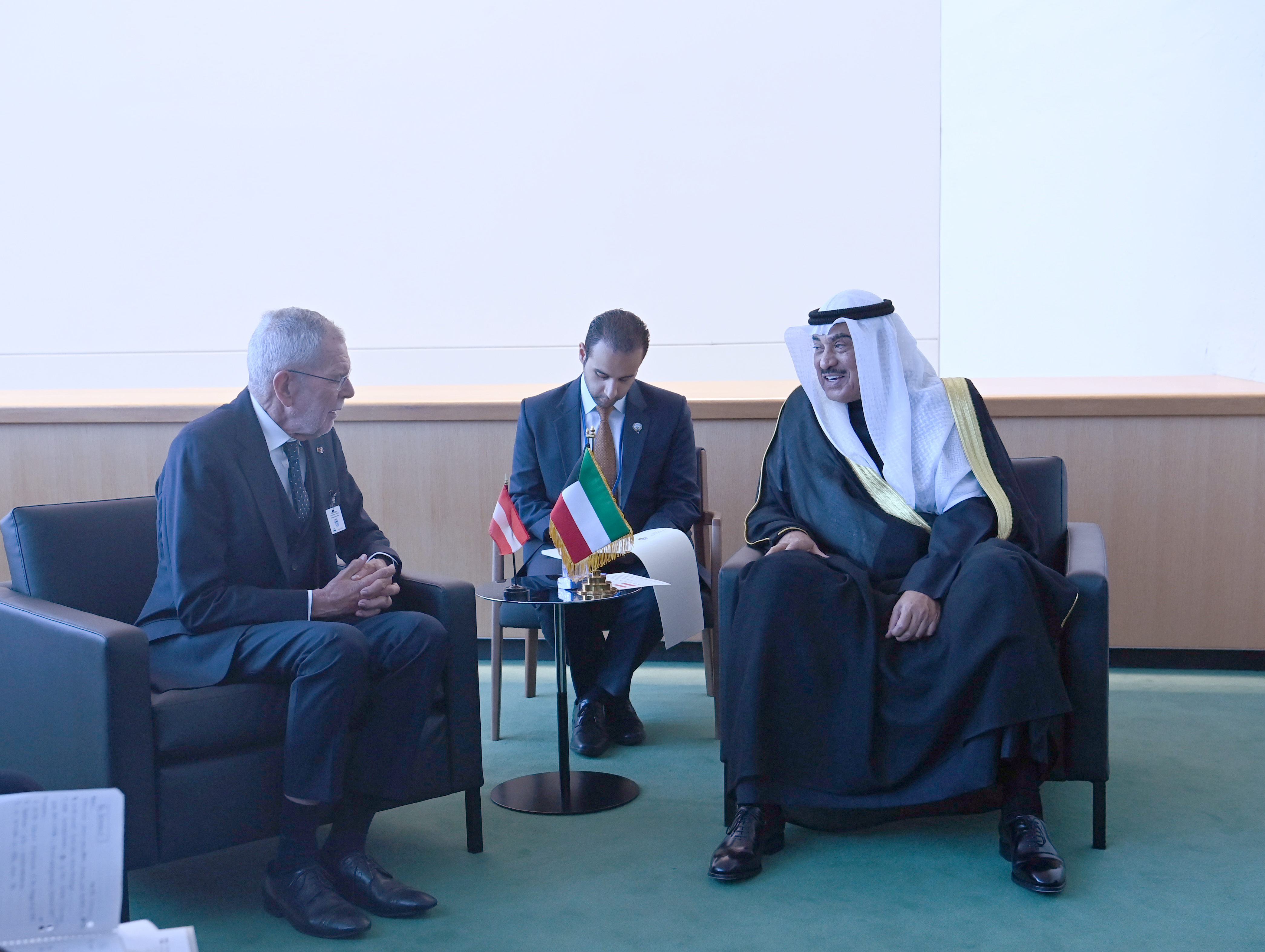 Kuwait Amir Rep. meets Austrian Pres. on UNGA sidelines