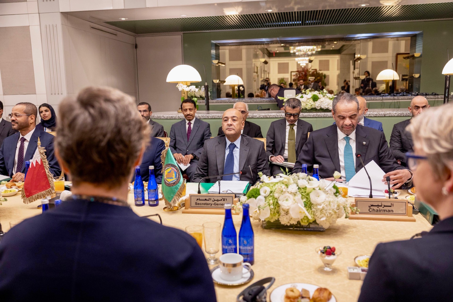 وزير الخارجية يترأس أعمال الاجتماع الوزاري المشترك بين مجلس التعاون والمملكة المتحدة