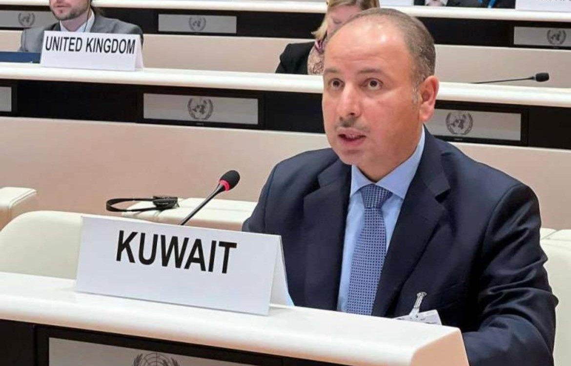 Le représentant permanent du Koweït auprès de l’ONU à Genève, Nasser Al-Hain.