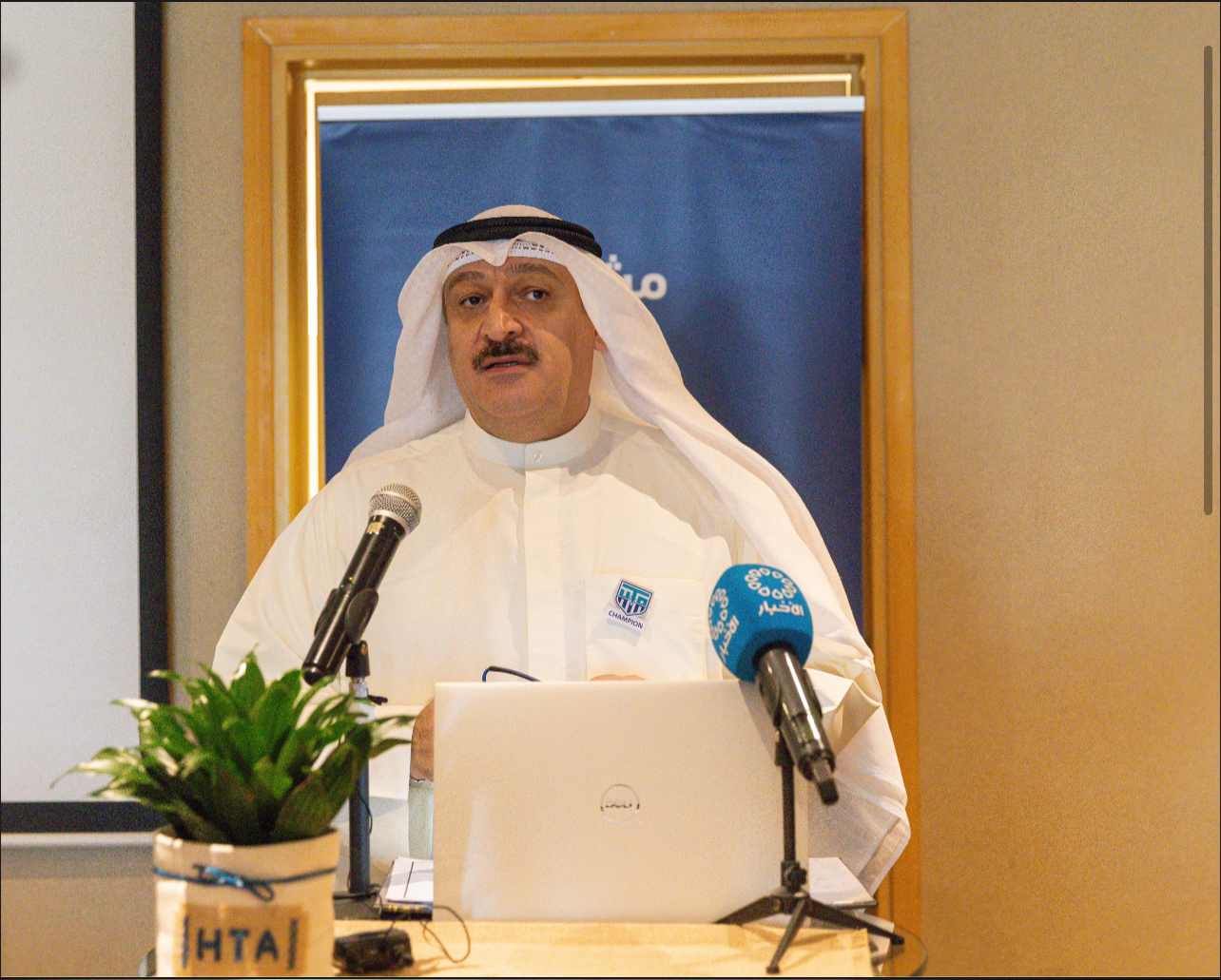 وزير الصحة الدكتور أحمد العوضي يلقي كلمته