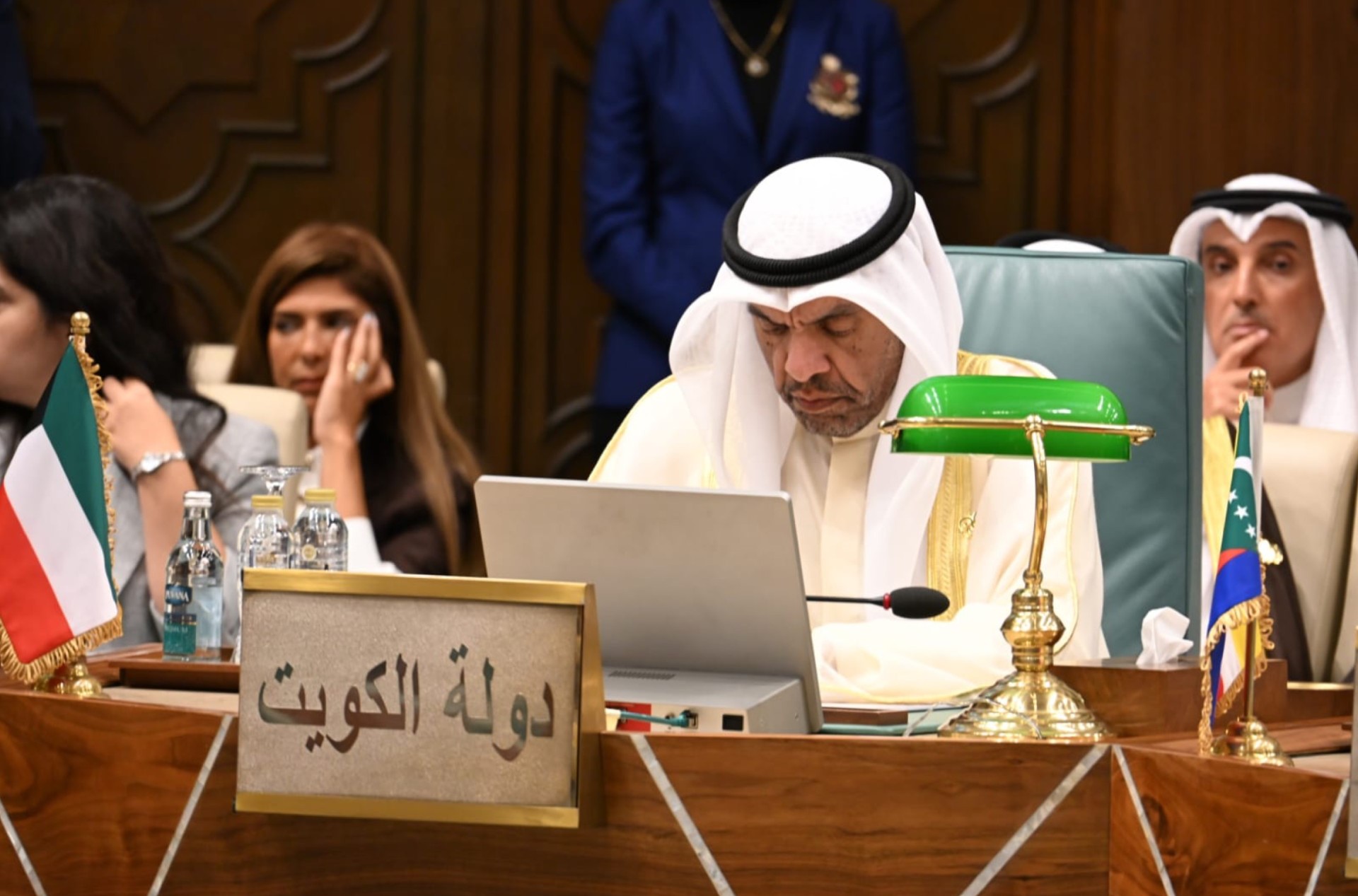 Le ministre des Affaires étrangères, Abdullah Al-Yahya préside la délégation koweïtienne