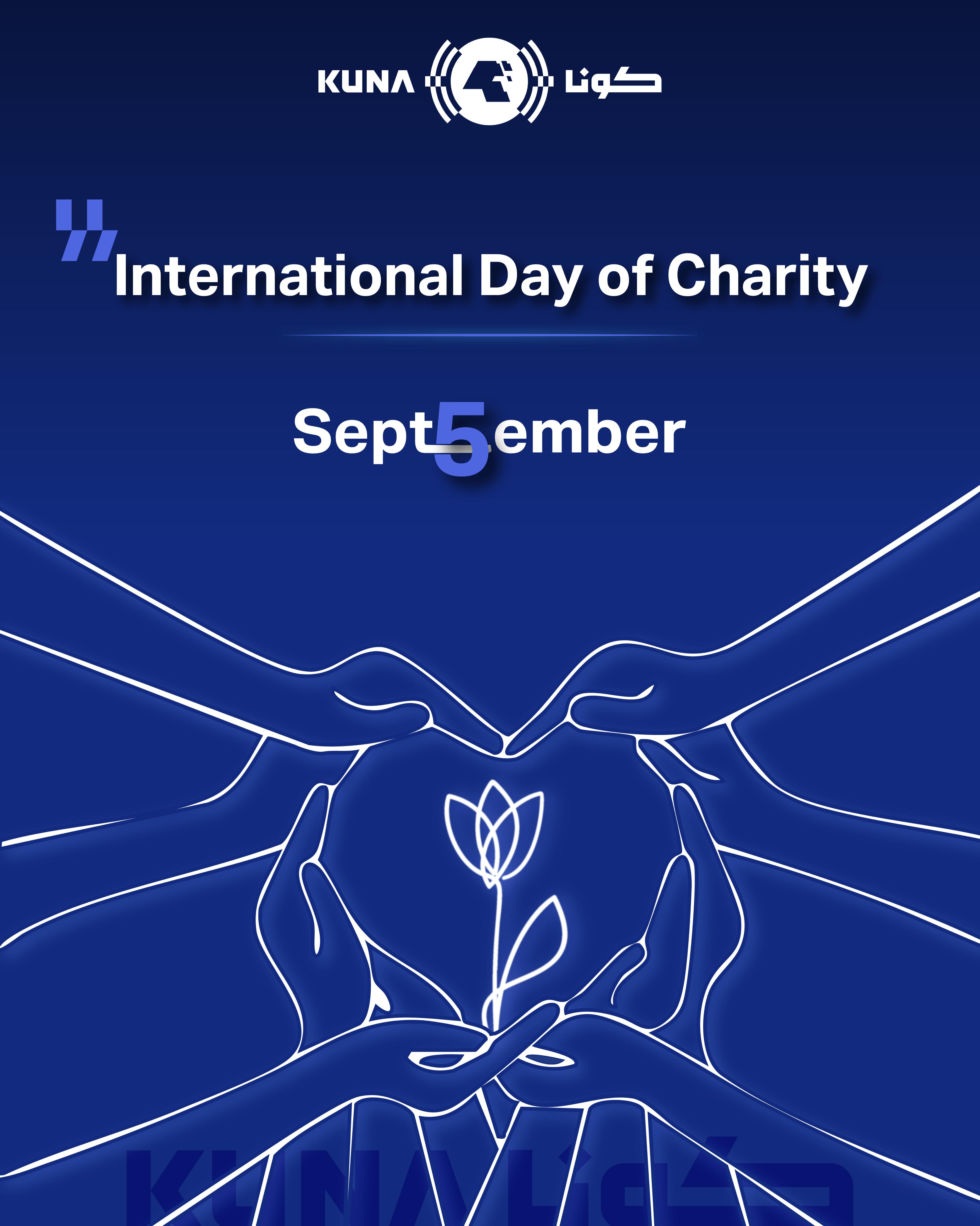 Int'l Day of Charity... global occasion to deepen philanthropy, solidarity                                                                                                                                                                                