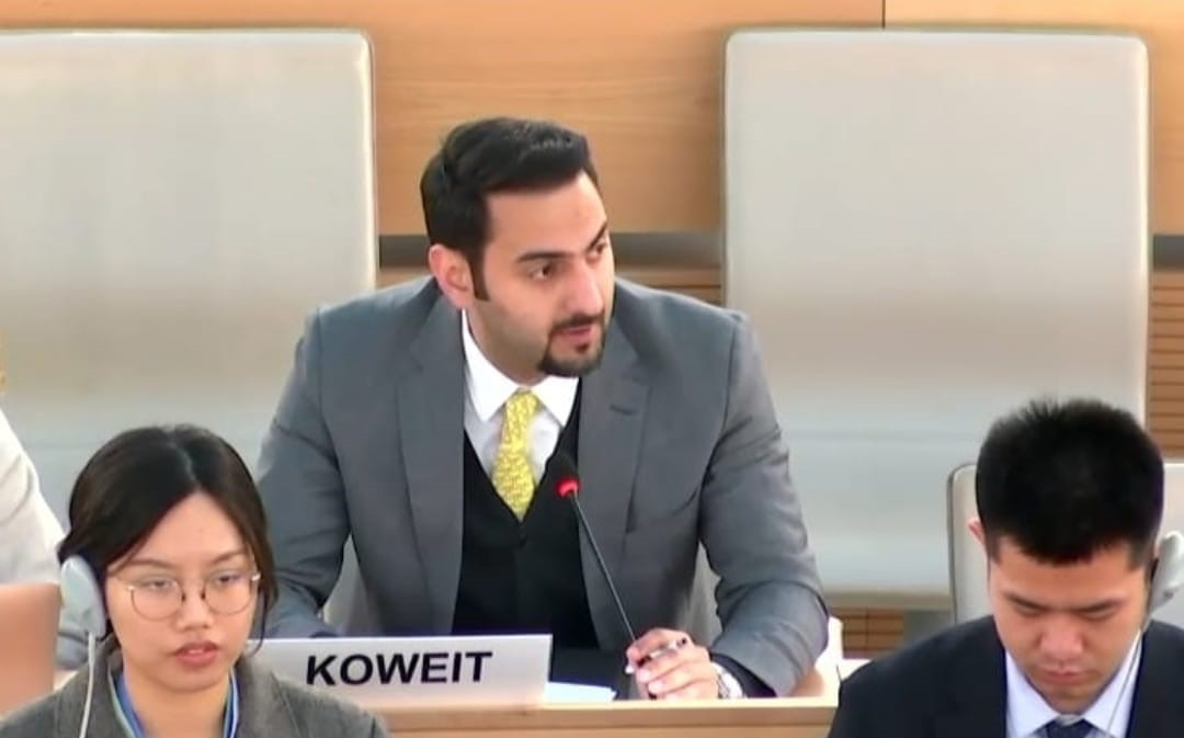 نائب المندوب الدائم المستشار ناصر الرامزي يلقي كلمته