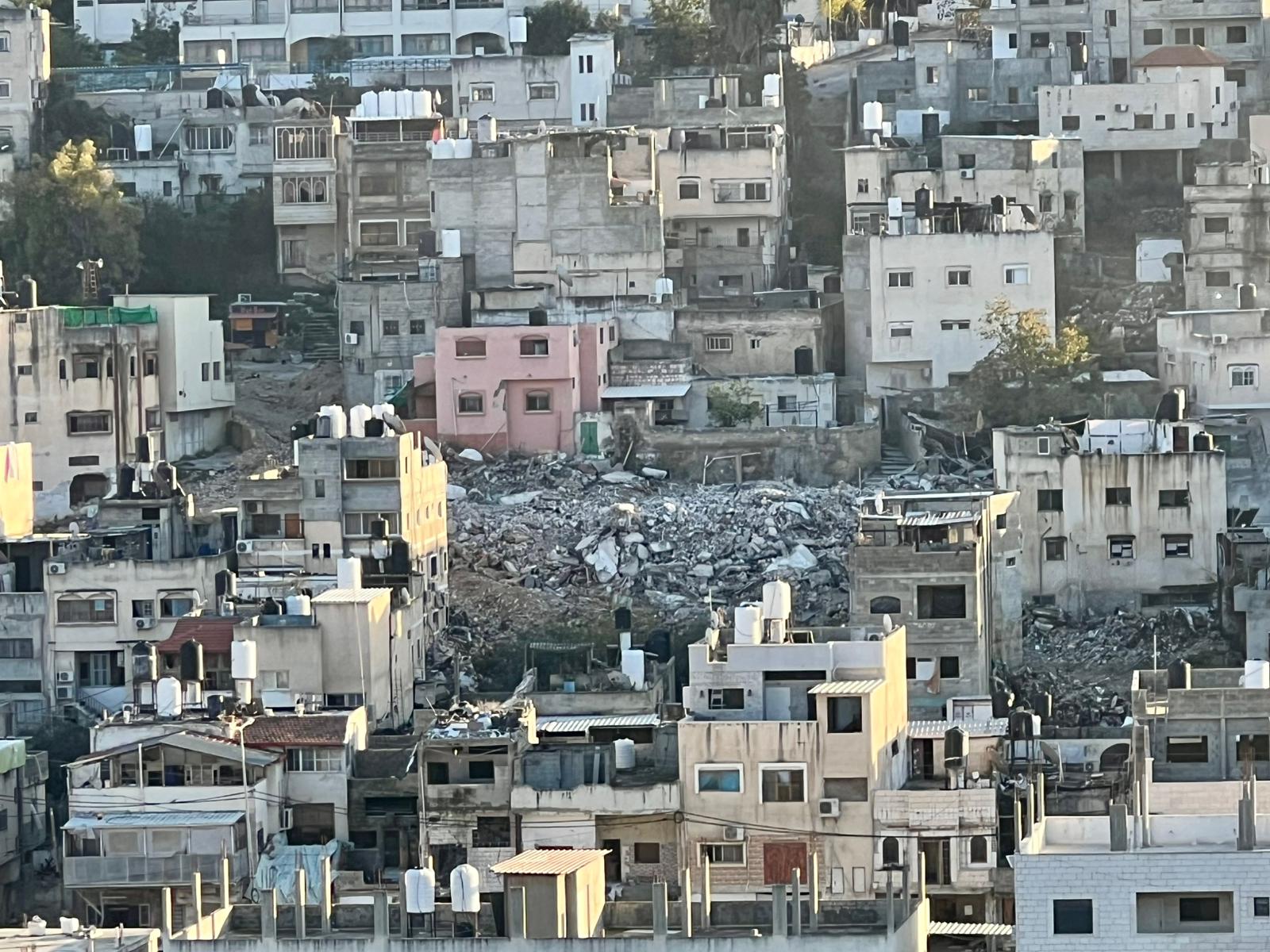 L’occupation israélienne démolie 25 bâtiments dans le nord de la Cisjordanie