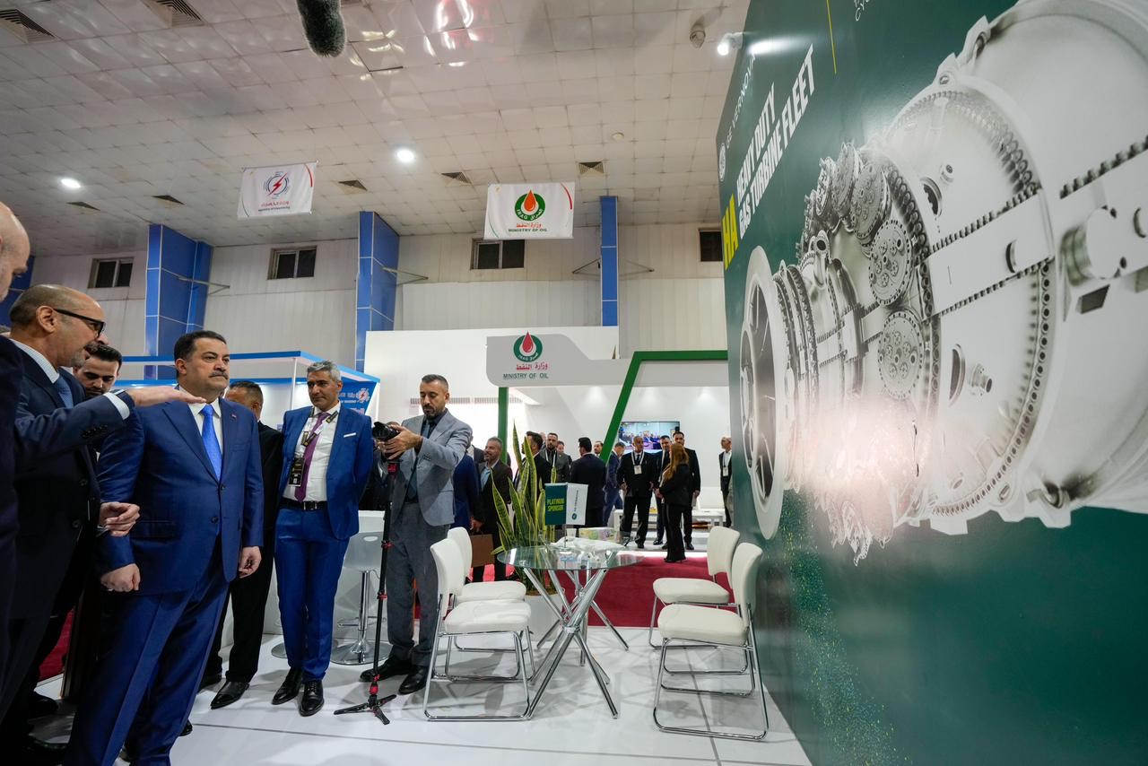 رئيس الوزراء العراقي محمد السوداني يفتتح معرض ومؤتمر طاقة العراق