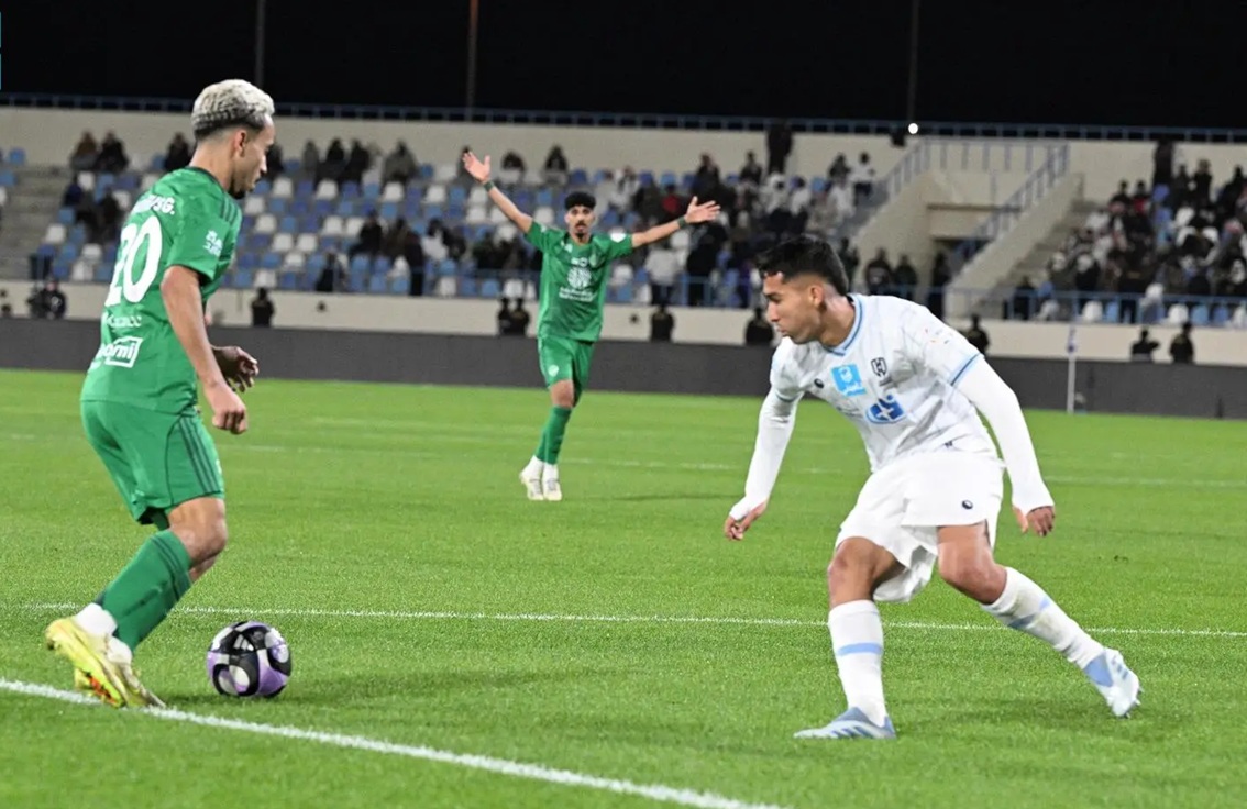 جانب من المباراة