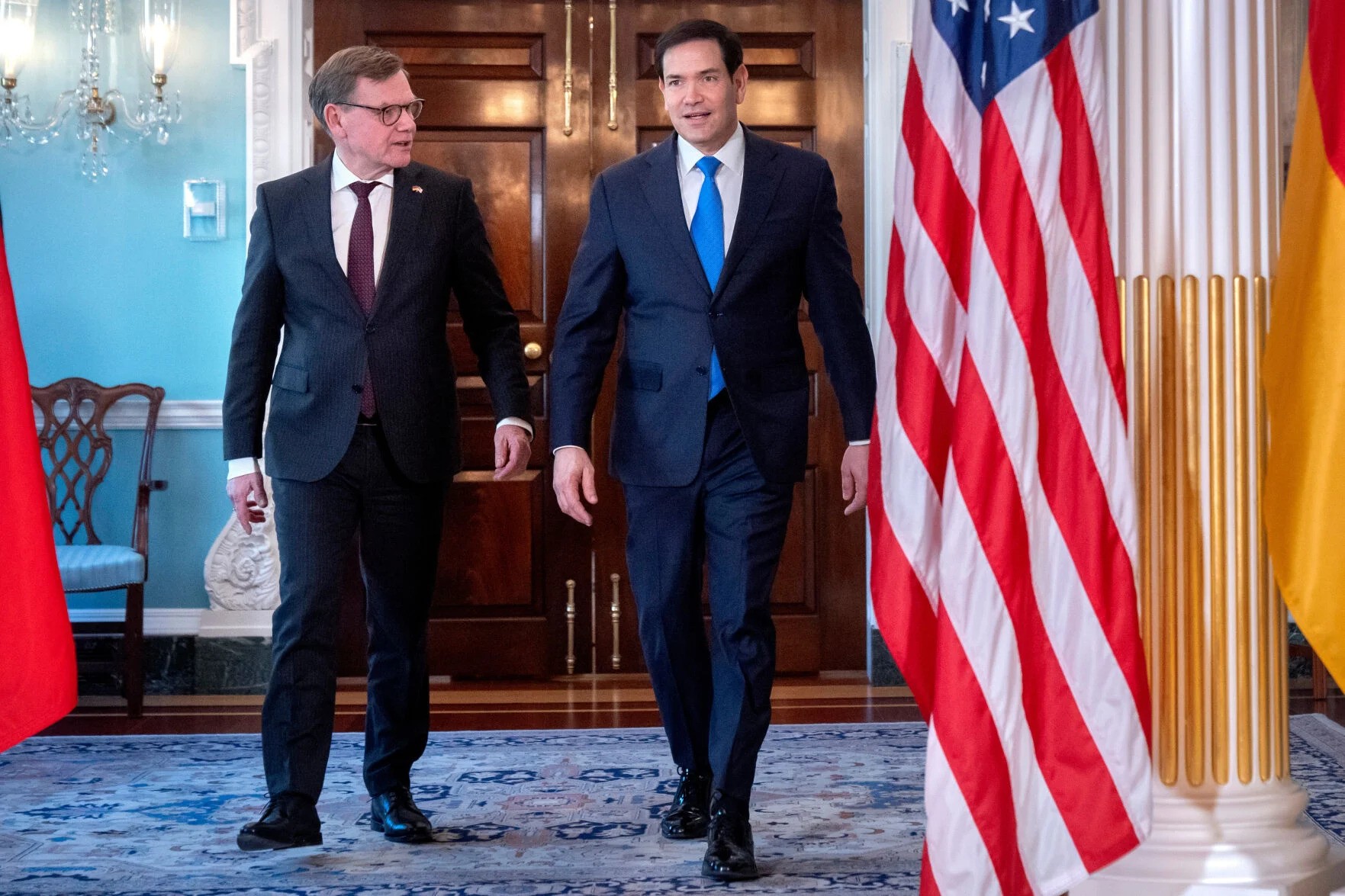 US, German FMs discuss Venezuela, Iran, Ukraine