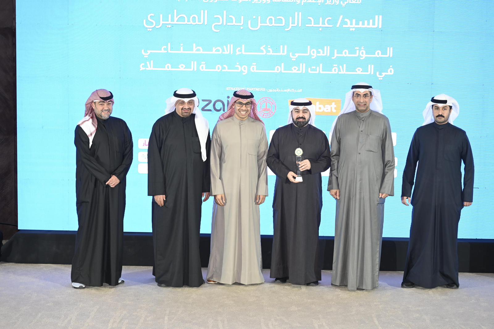 Le président d’honneur du Club koweïtien des jeux d'hiver, Cheikh Jaber Bandar Al-Sabah