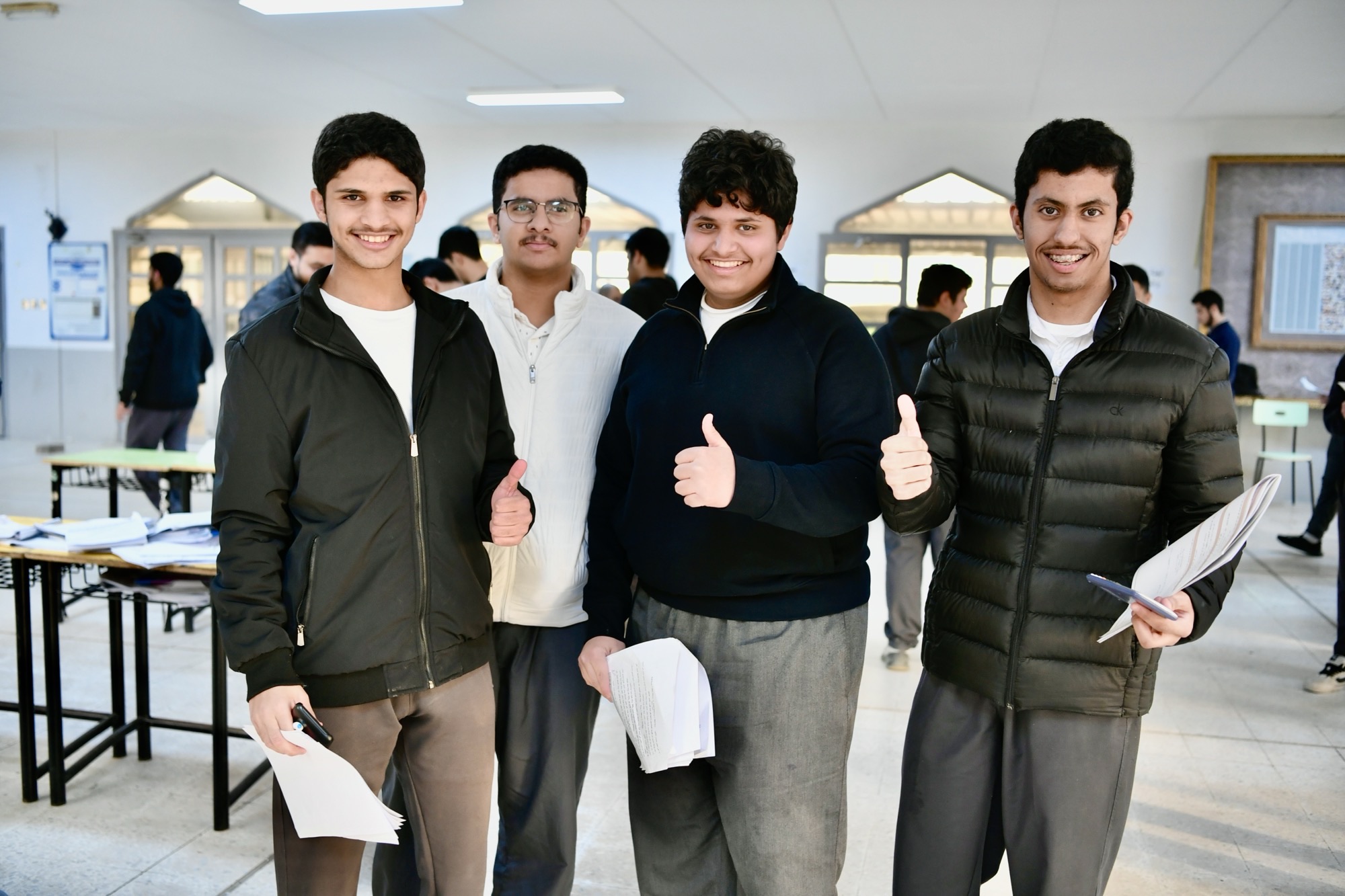 ختام اختبارات الصف الثاني عشر علمي وسط أجواء من الهدوء والتنظيم

