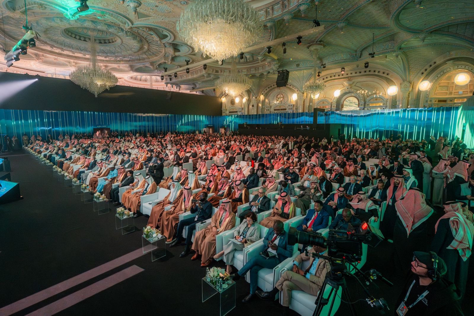 جانب من الحضور في مؤتمر التعدين الدولي بالرياض