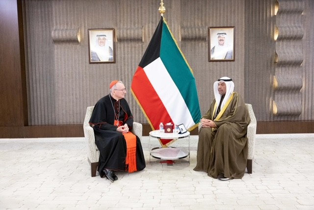 وزير الخارجية عبدالله اليحيا يلتقي أمين سر دولة الكرسي الرسولي (الفاتيكان) الكاردينال بيترو بارولين