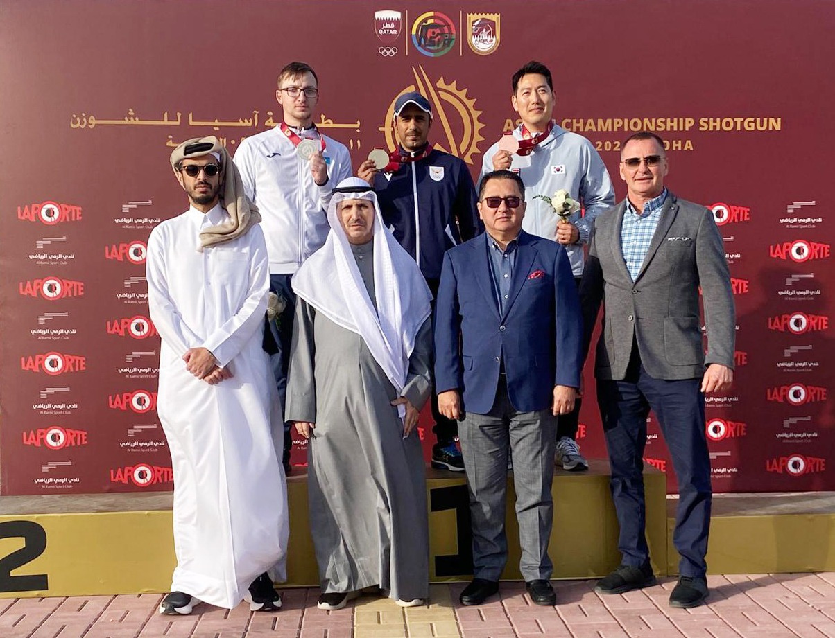 Kuwait's Al-Daihani bags gold in Asian singles skeet shooting finals