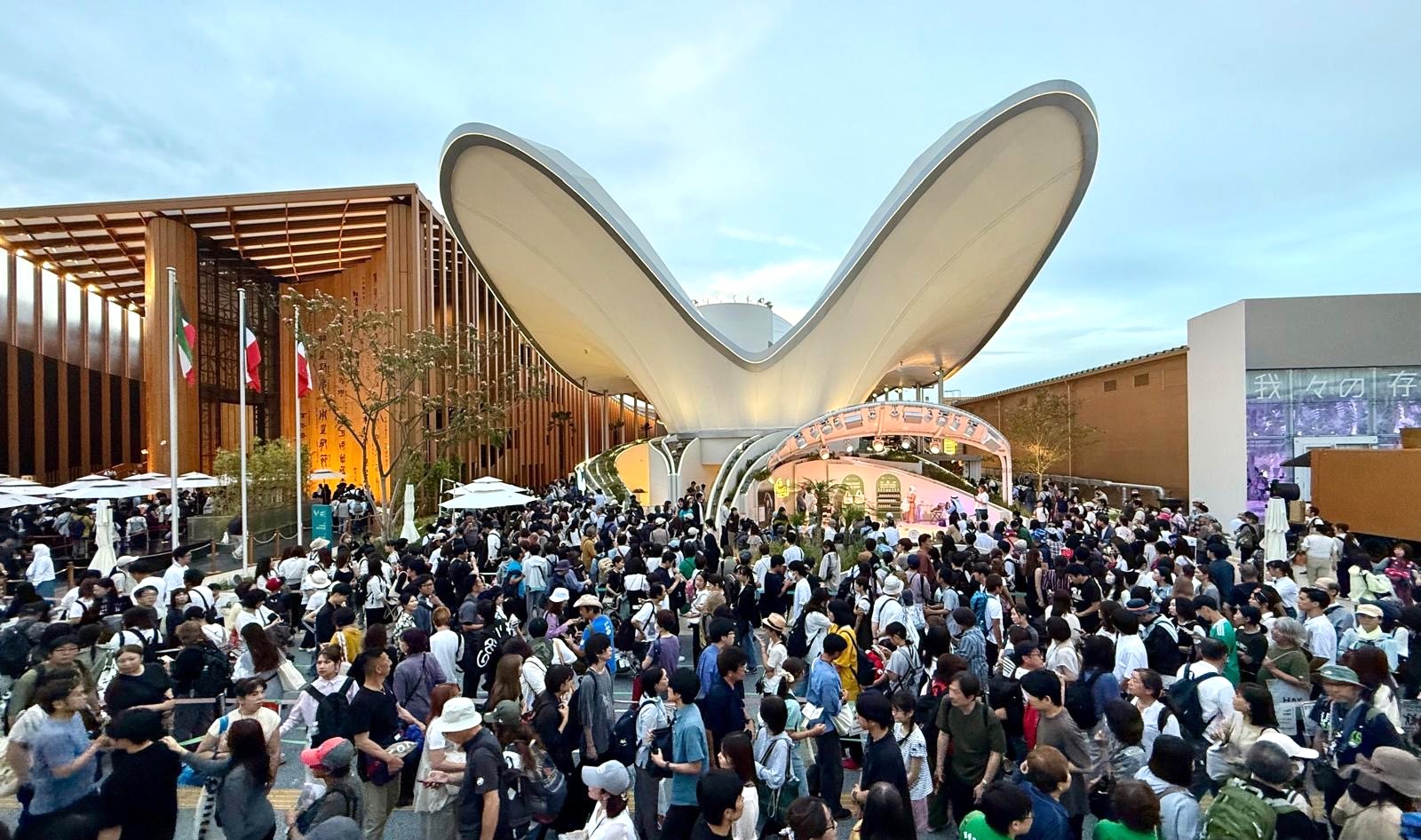 Le pavillon du Koweït à Osaka 2025.