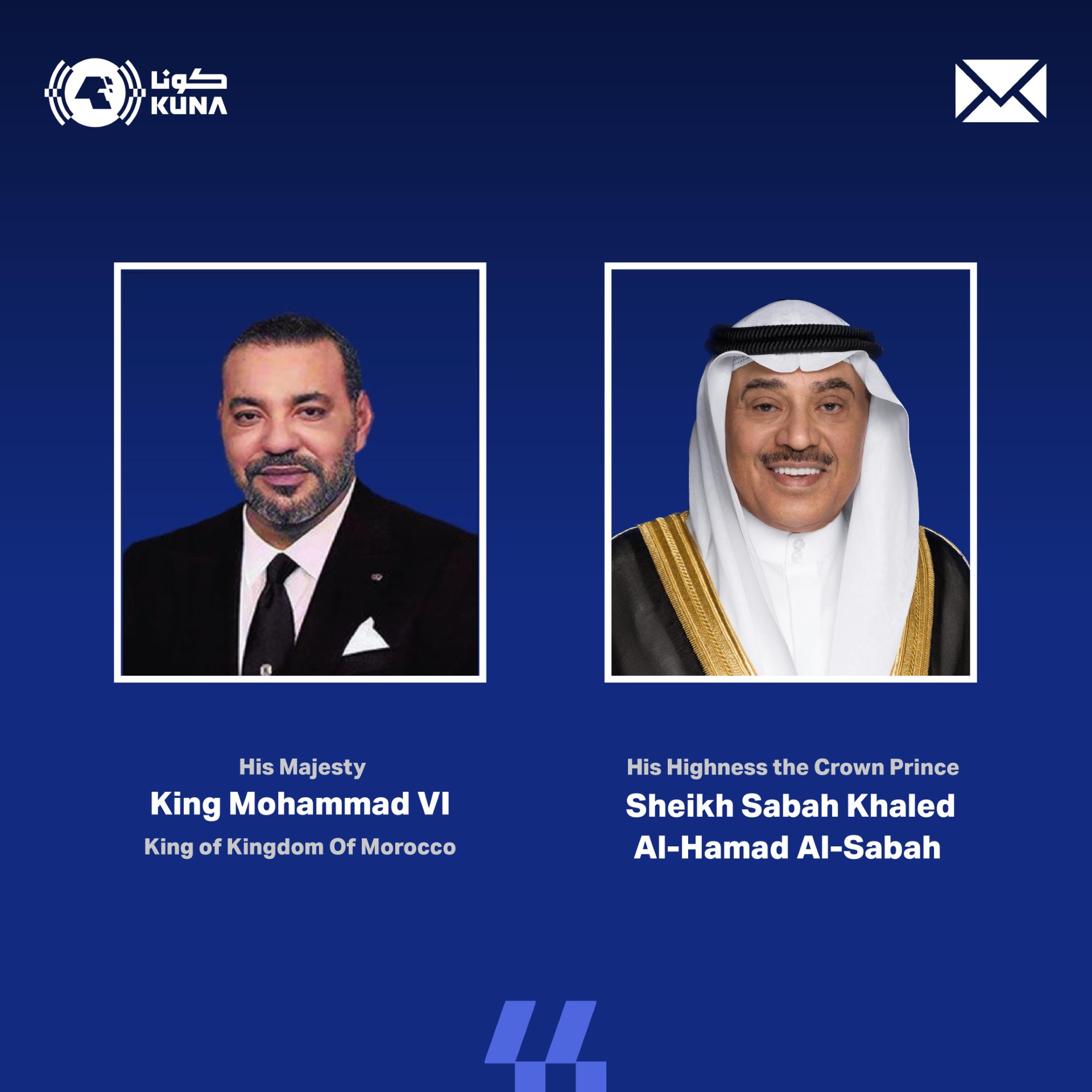 Kuwait Crown Prince congratulates Morocco on successful hosting of AFCON 2025                                                                                                                                                                             