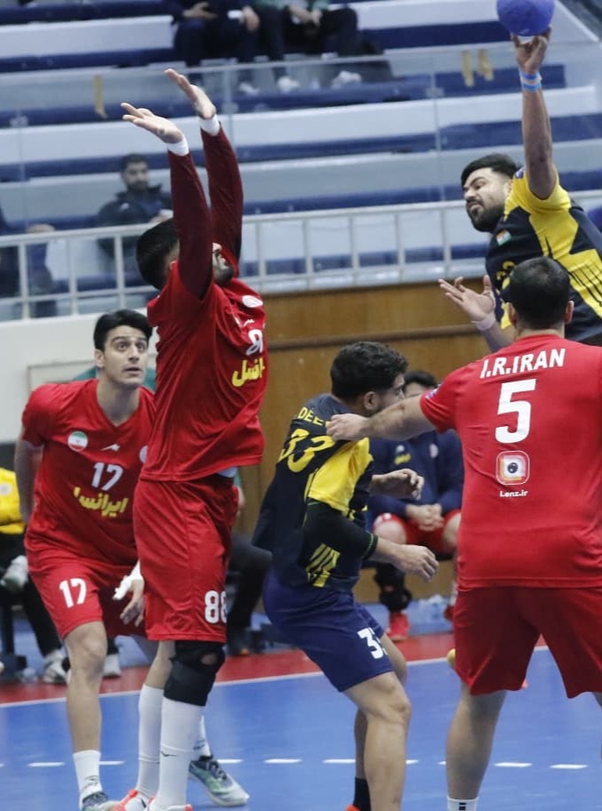 جانب من مباراة الهند وايران