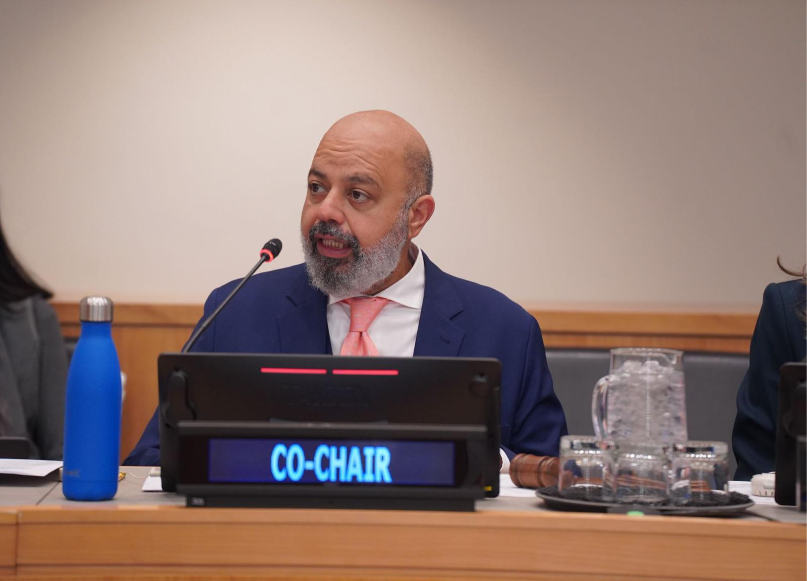 المندوب الدائم لدولة الكويت لدى الأمم المتحدة السفير طارق البناي