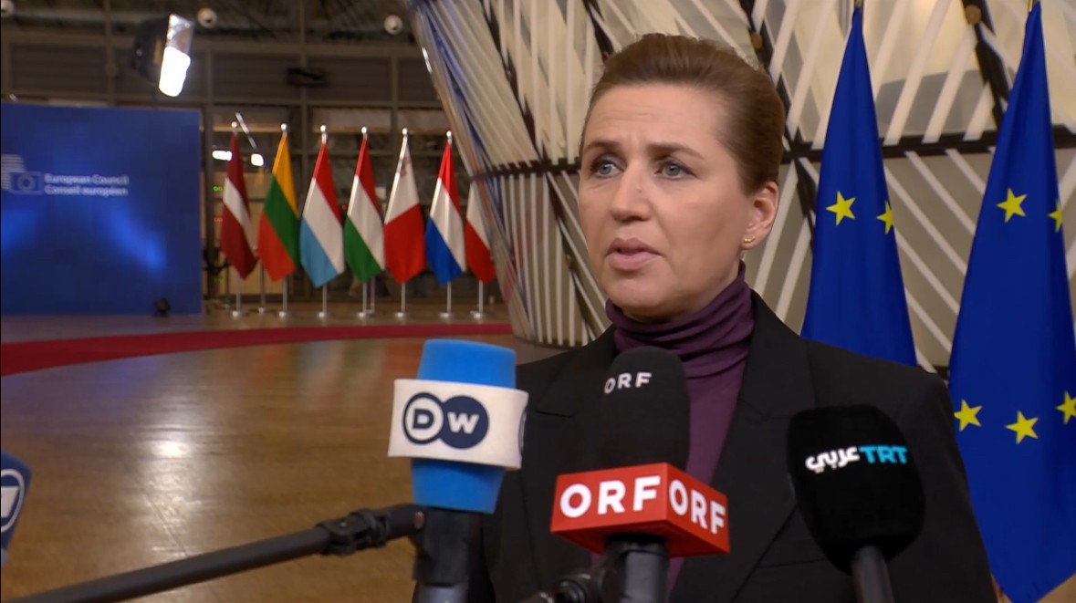 Danish Prime Minister Mette Frederiksen