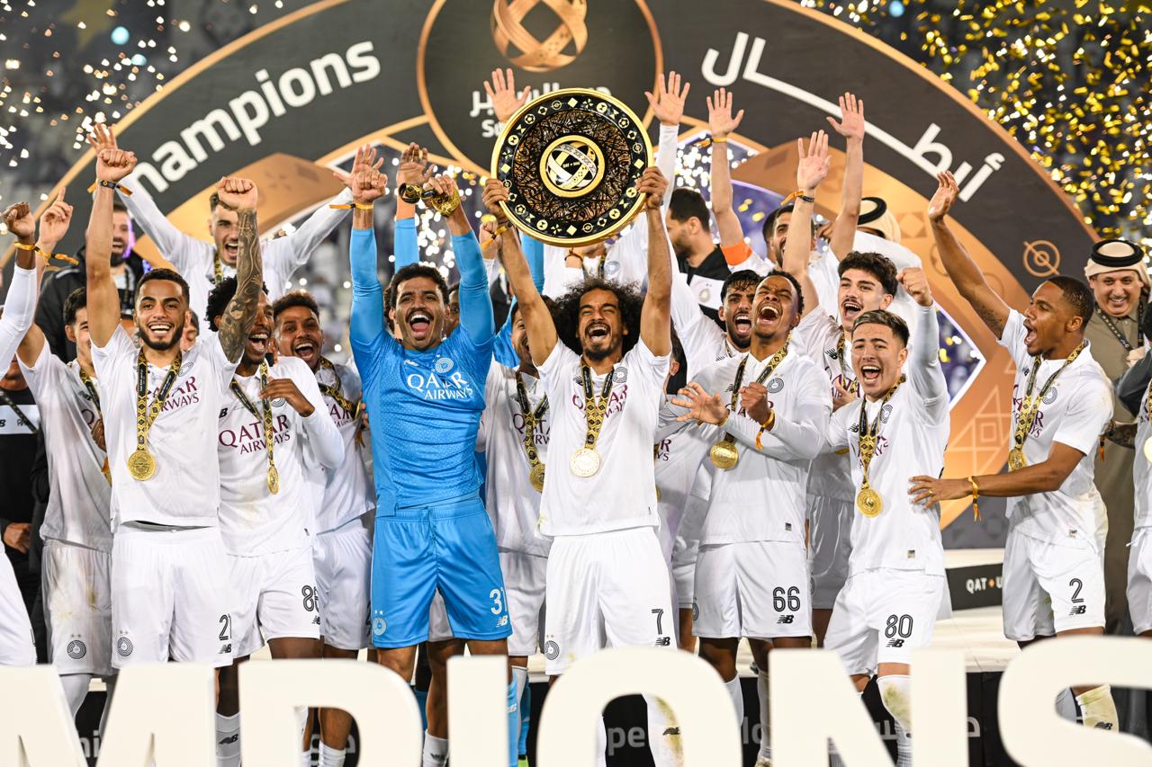 جانب من تتويج السد القطري