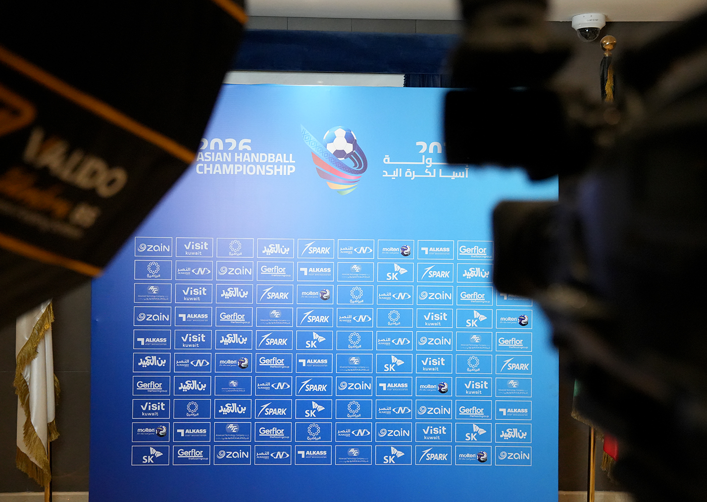 مركز المقابلات للإعلاميين لإجراء المقابلات التلفزيونية مع الضيوف واللاعبين