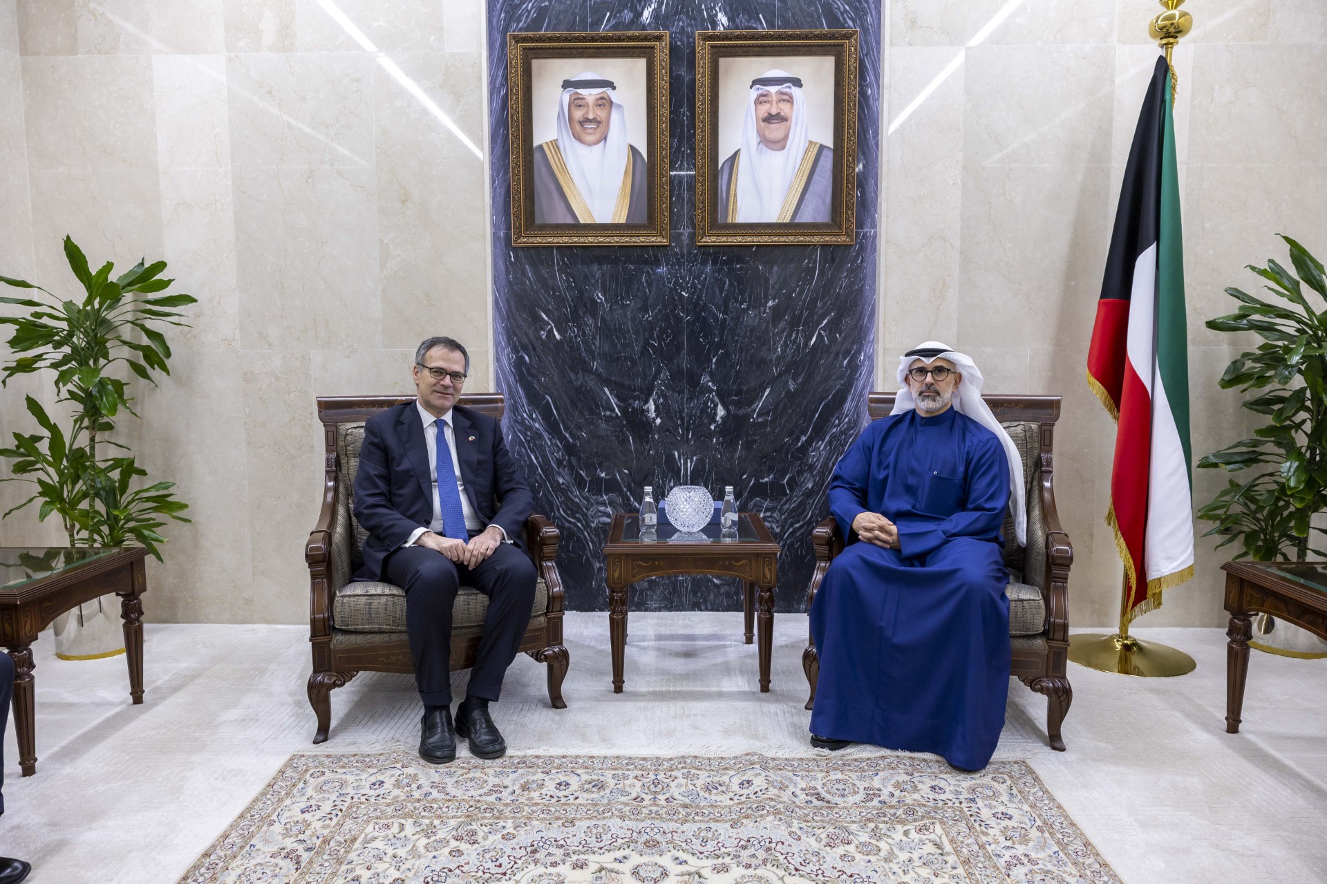 نائب وزير الخارجية يستقبل المستشار الدبلوماسي لرئيسة الوزراء الإيطالية