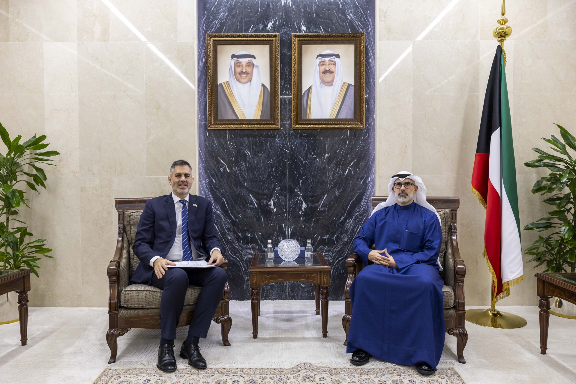 نائب وزير الخارجية يستقبل السفير الأرجنتيني لدى البلاد