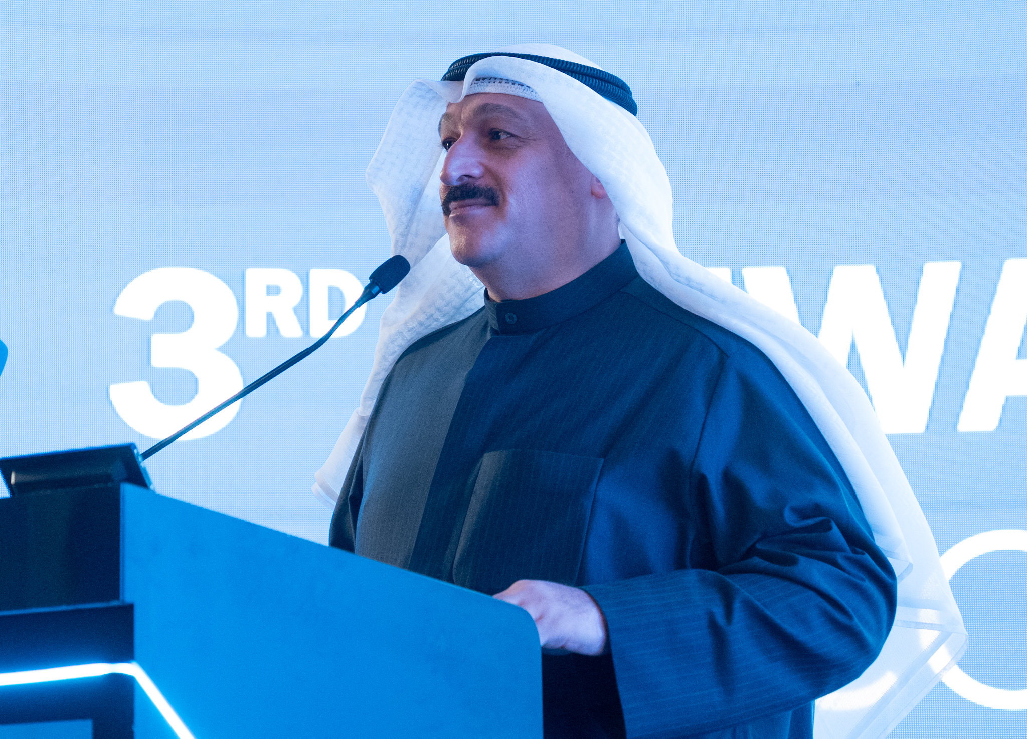 وزير الصحة الدكتور أحمد العوضي يلقى كلمة الافتتاح