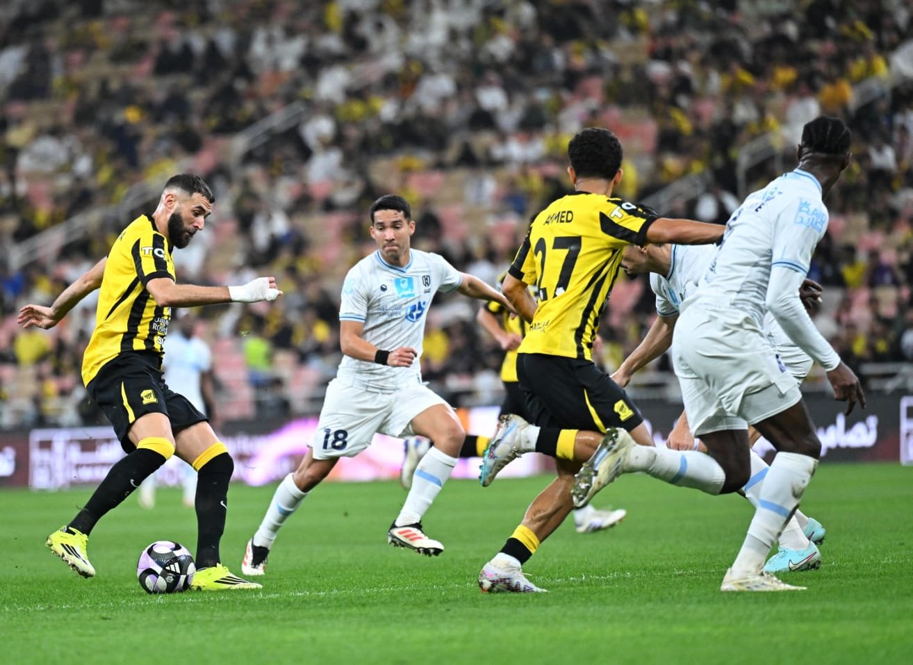 جانب من المباراة