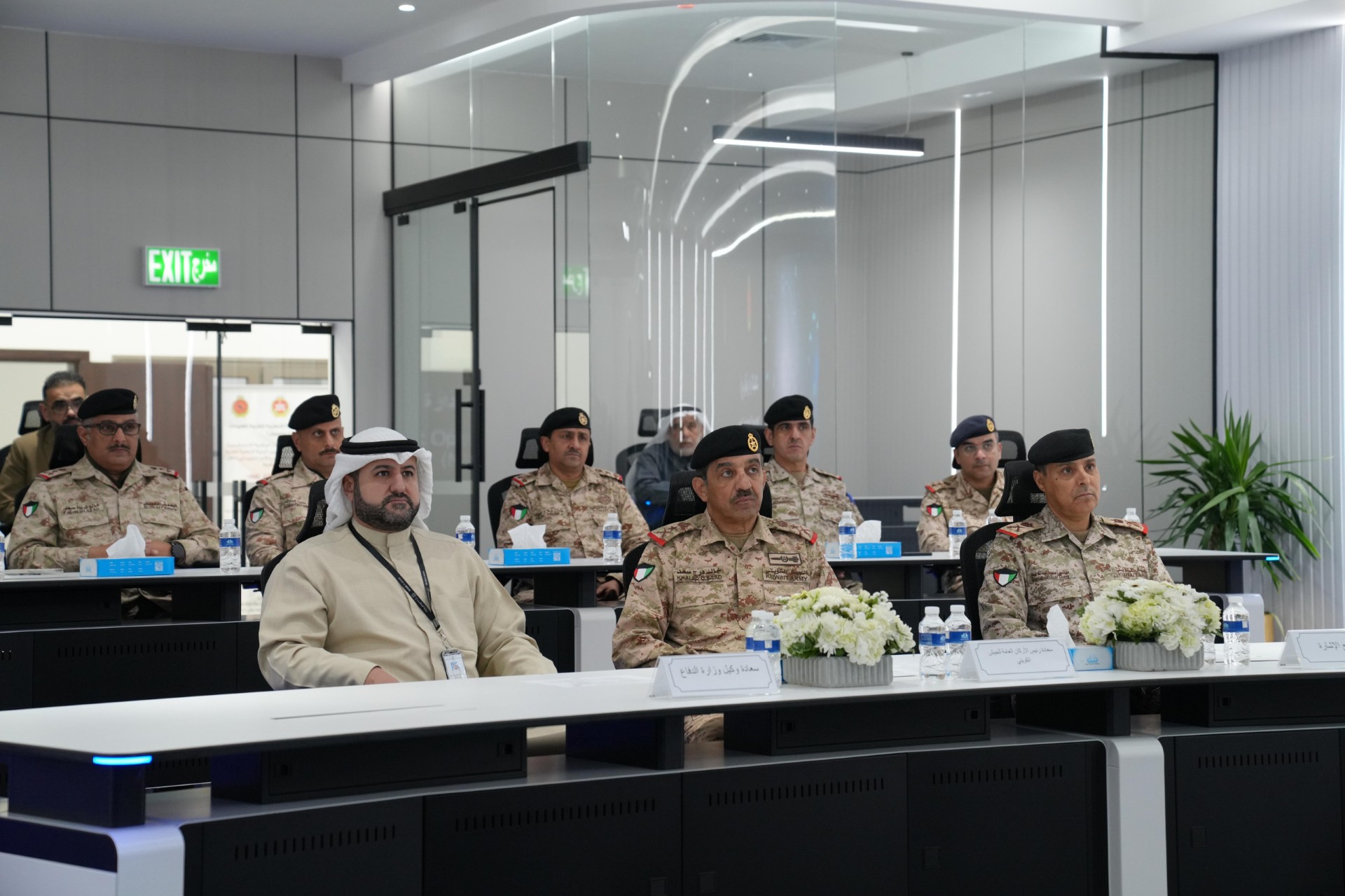 رئيس الأركان العامة للجيش خلال رعايته وحضوره الافتتاح التجريبي للمشروع