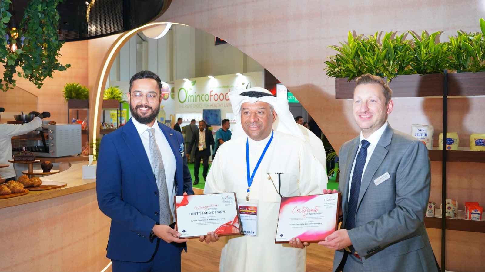 تكريم شركة مطاحن الدقيق والمخابز الكويتية لحصولها على جائزتين خلال مشاركتها في معرض (جلفود 2026) المقام في دبي