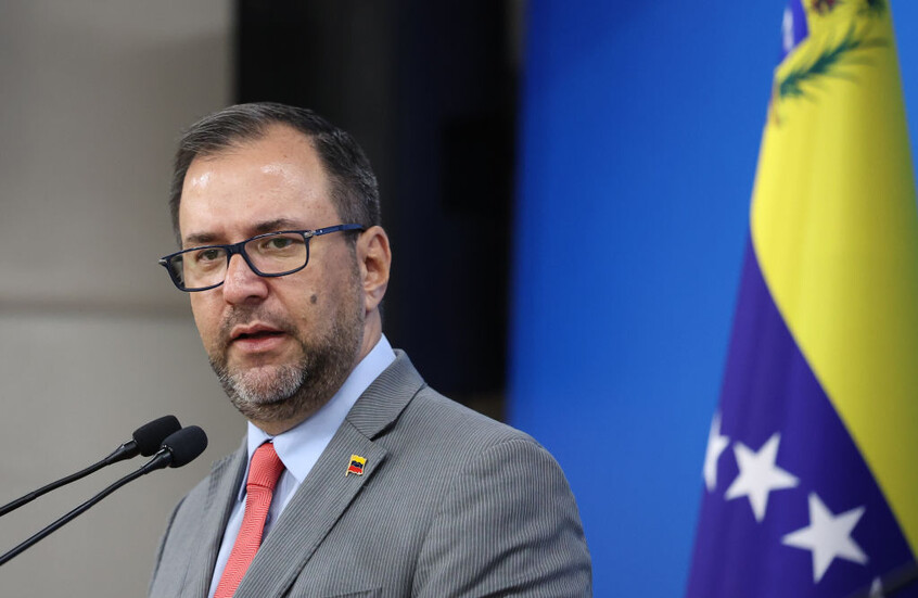 Venezuelan Foreign Minister Yvan Pinto