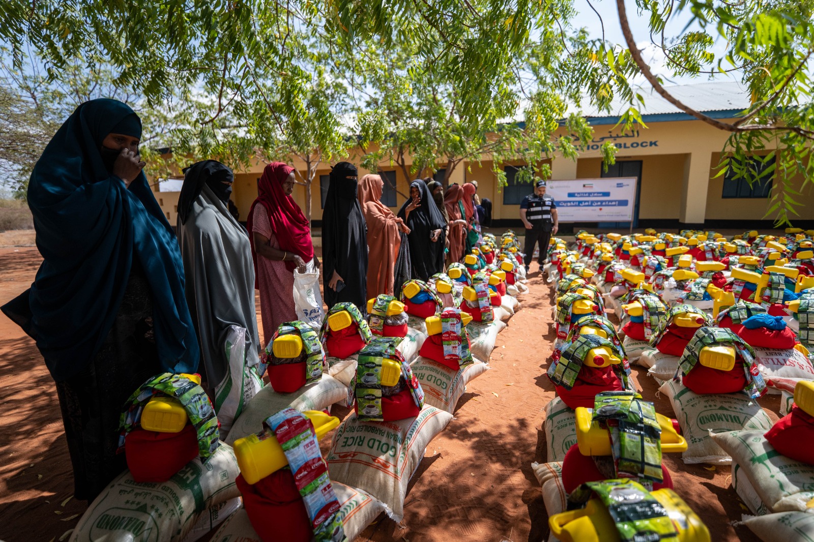 Kuwait's Khairat Charity hands out 640 food baskets in Kenya