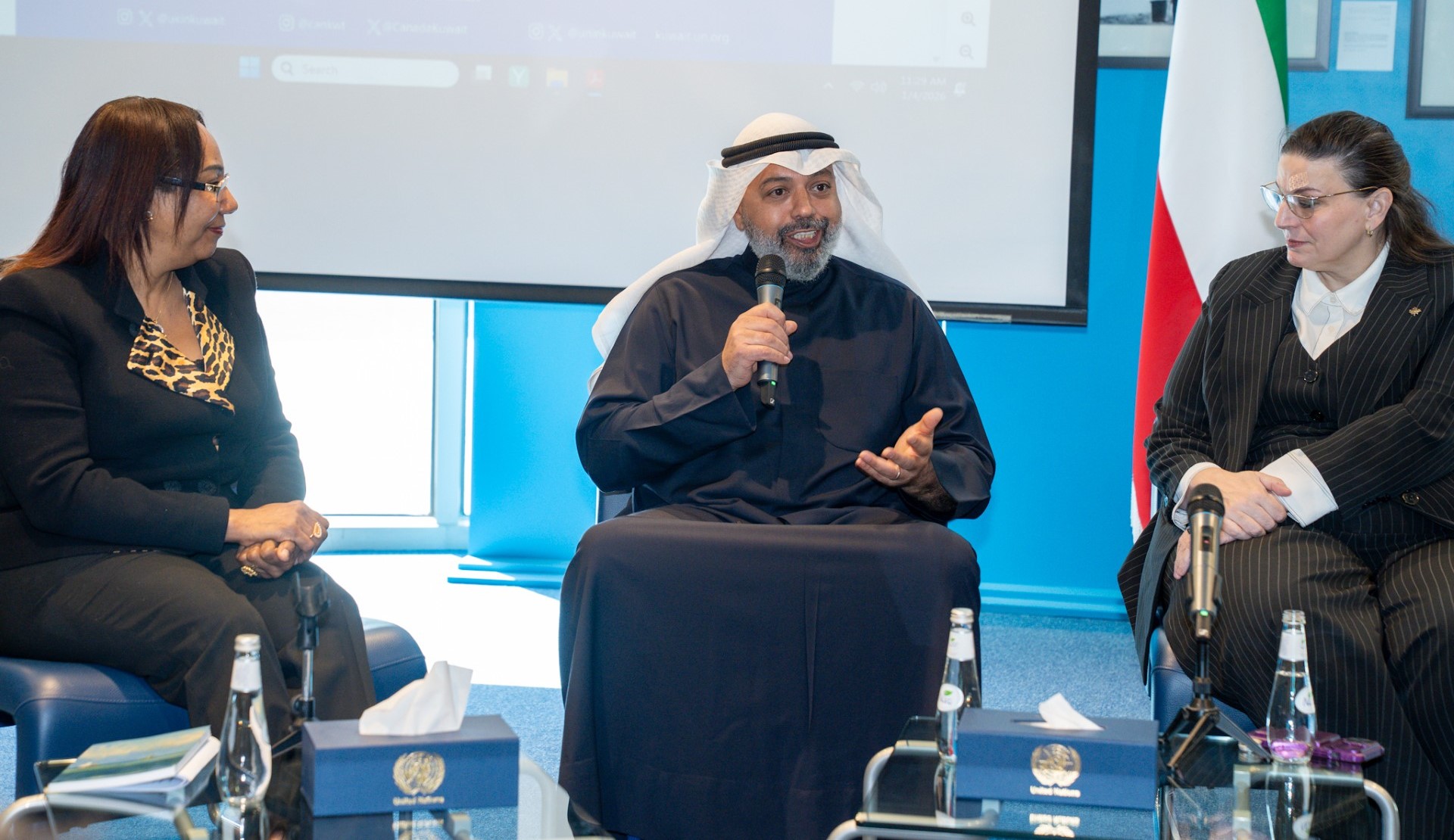 Le représentant permanent du Koweït auprès des Nations unies, Tarek Al-Bannai.