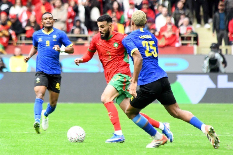 جانب من المباراة