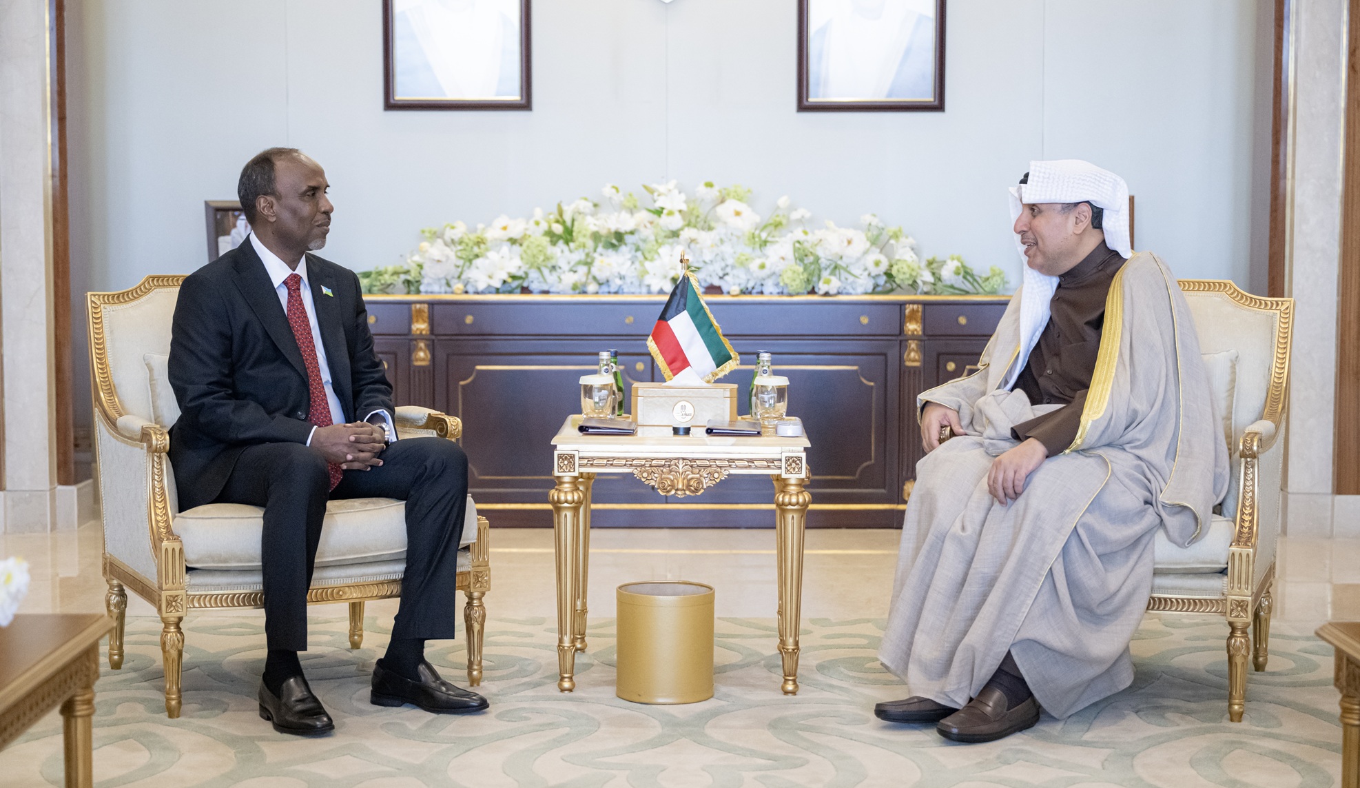 Crown Prince's Diwan Head receive Djibouti ambassador