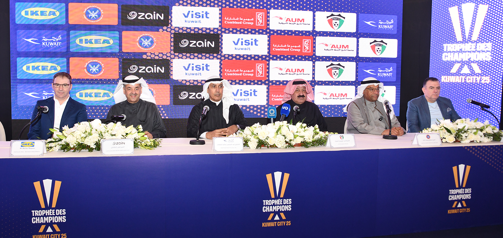 La conférence de presse annonçant les événements accompagnant le Trophée des champions de France