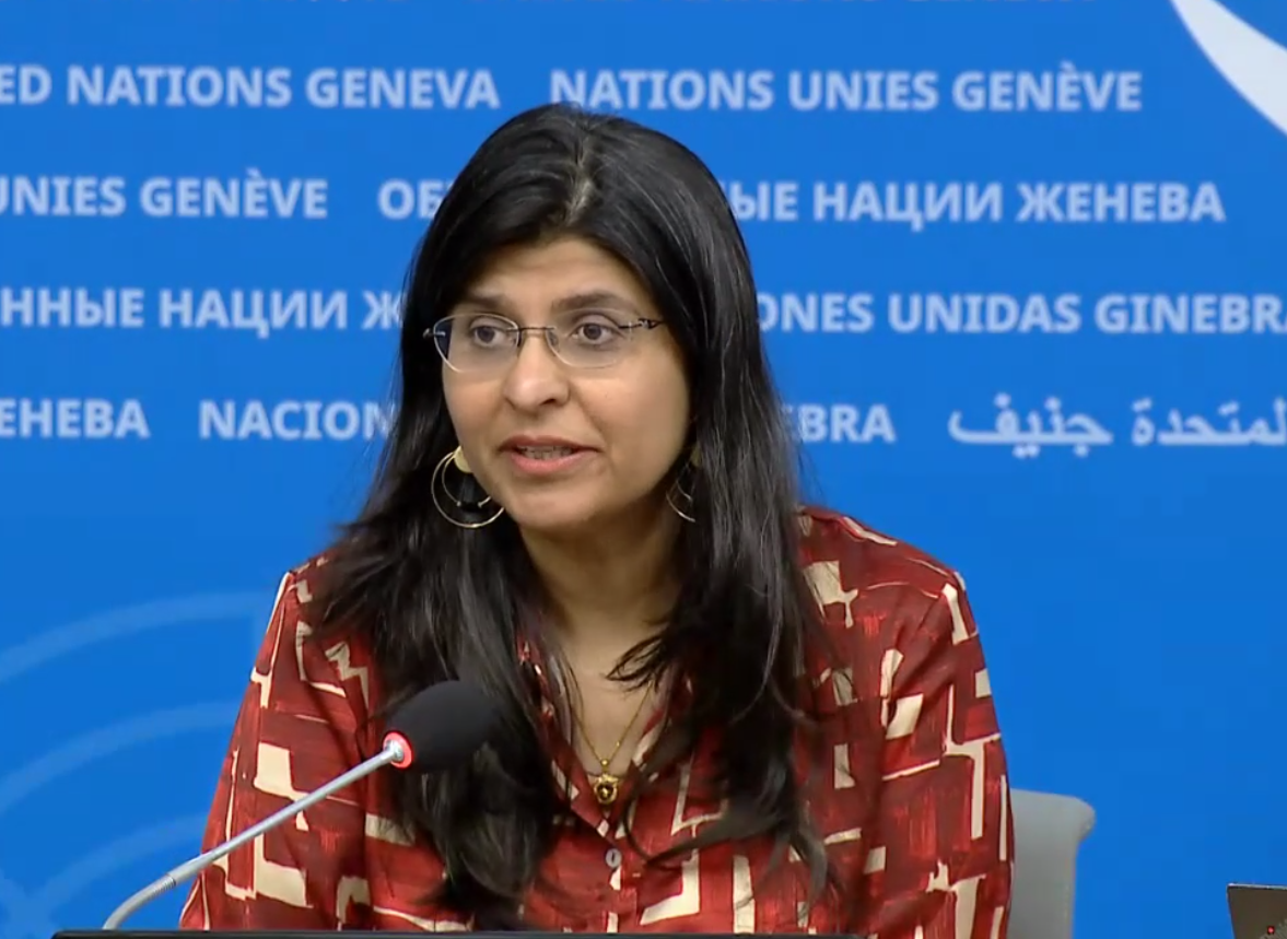 La porte-parole par intérim du HCDH, Ravina Shamdasani
