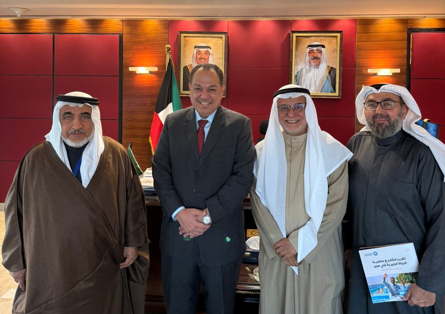 سفير الكويت لدى مصر يلتقي وفد من الجمعيات الخيرية الكويتية المشاركة في مؤتمر المجلس الإسلامي العالمي للدعوة والإغاثة بالقاهرة